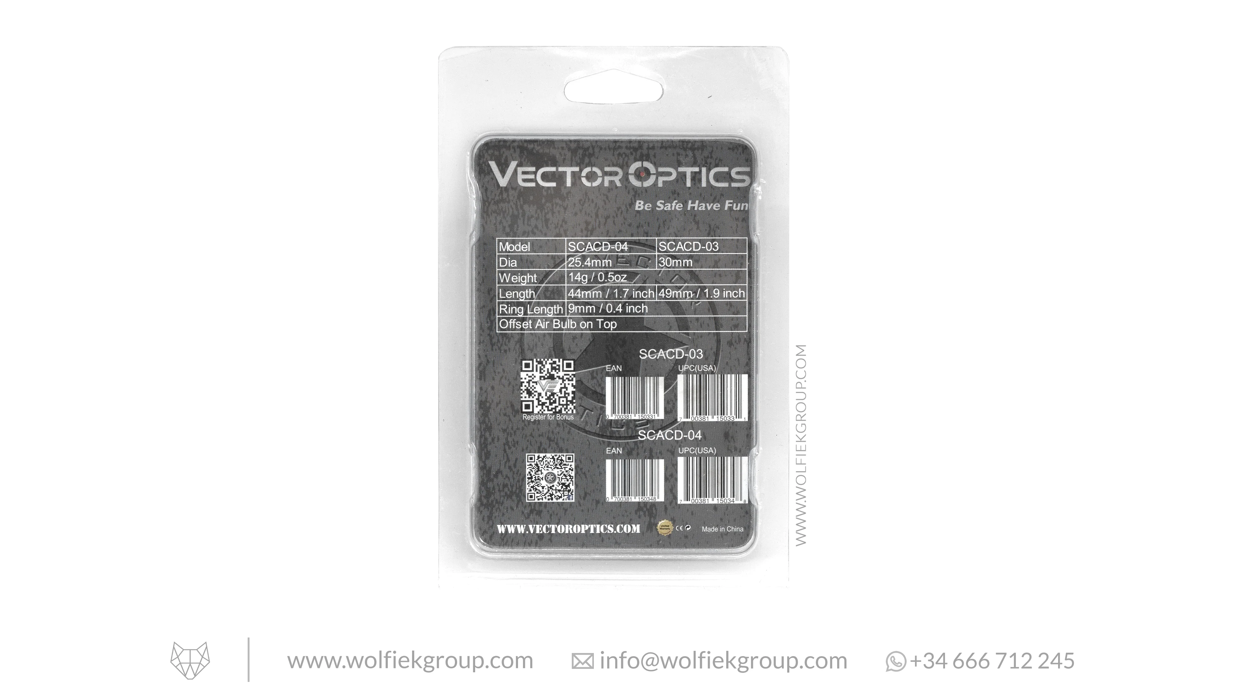 Vector Optics Offset Bubble ACD Riflescope Mount Ring - 30mm - Image 3