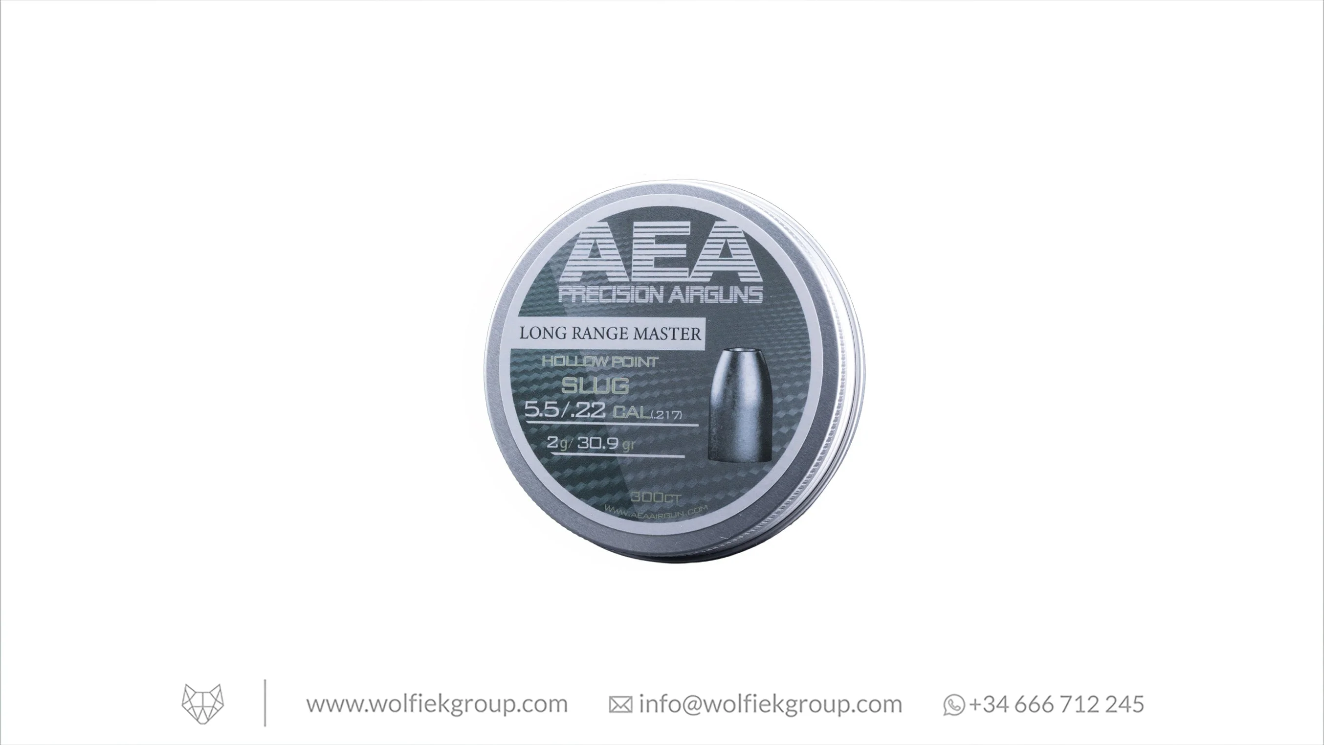AEA Long Range Master Slugs · Hollow Point · Cal .22 (5.5mm) - Image 2