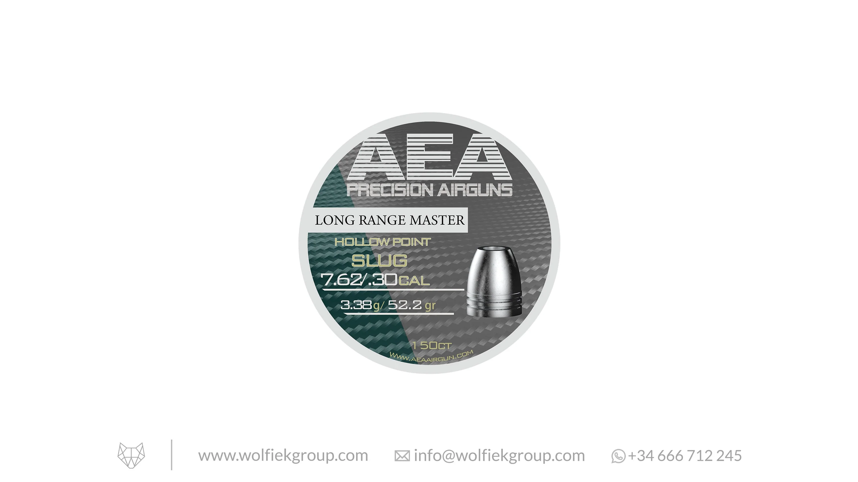 AEA Long Range Master Slugs · Hollow Point · Cal .30 (7.62mm)