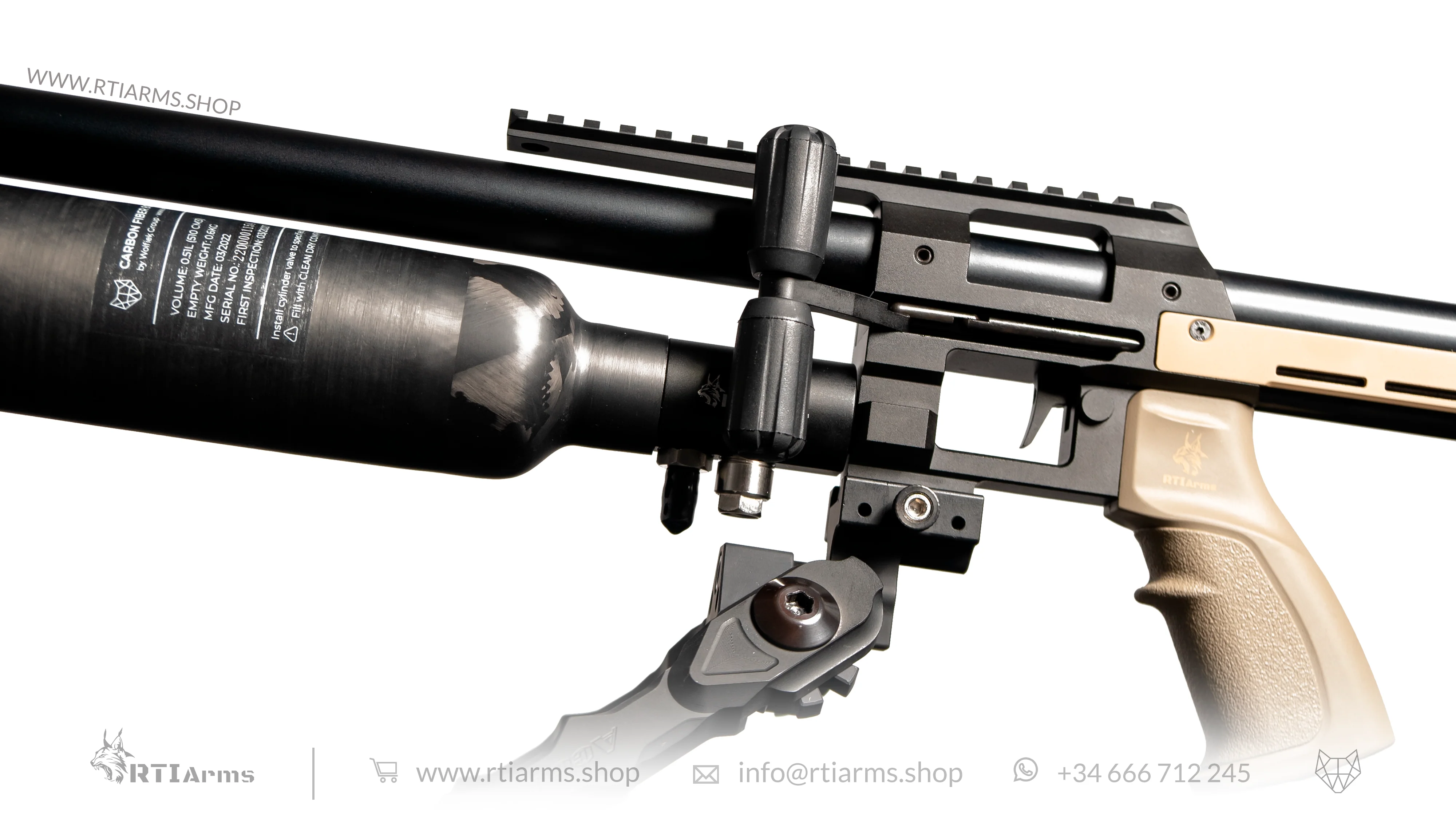Bolt Hard Rubber Grips for RTI Arms - Image 12