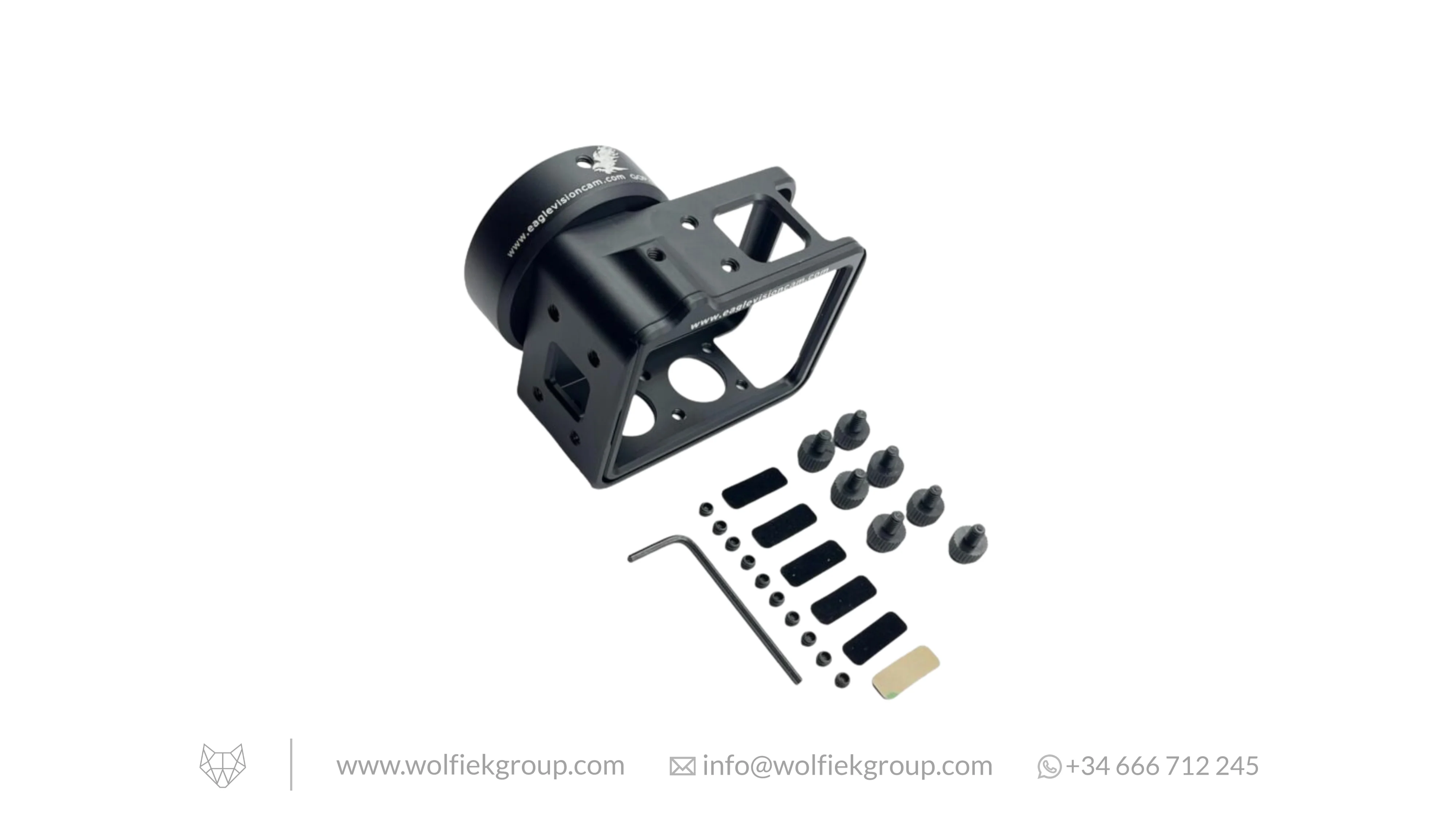Eagle Vision 75% X 25% GOPRO 9,10,11,12,13 Black Universal Scope Holder Side-Cam - Image 5