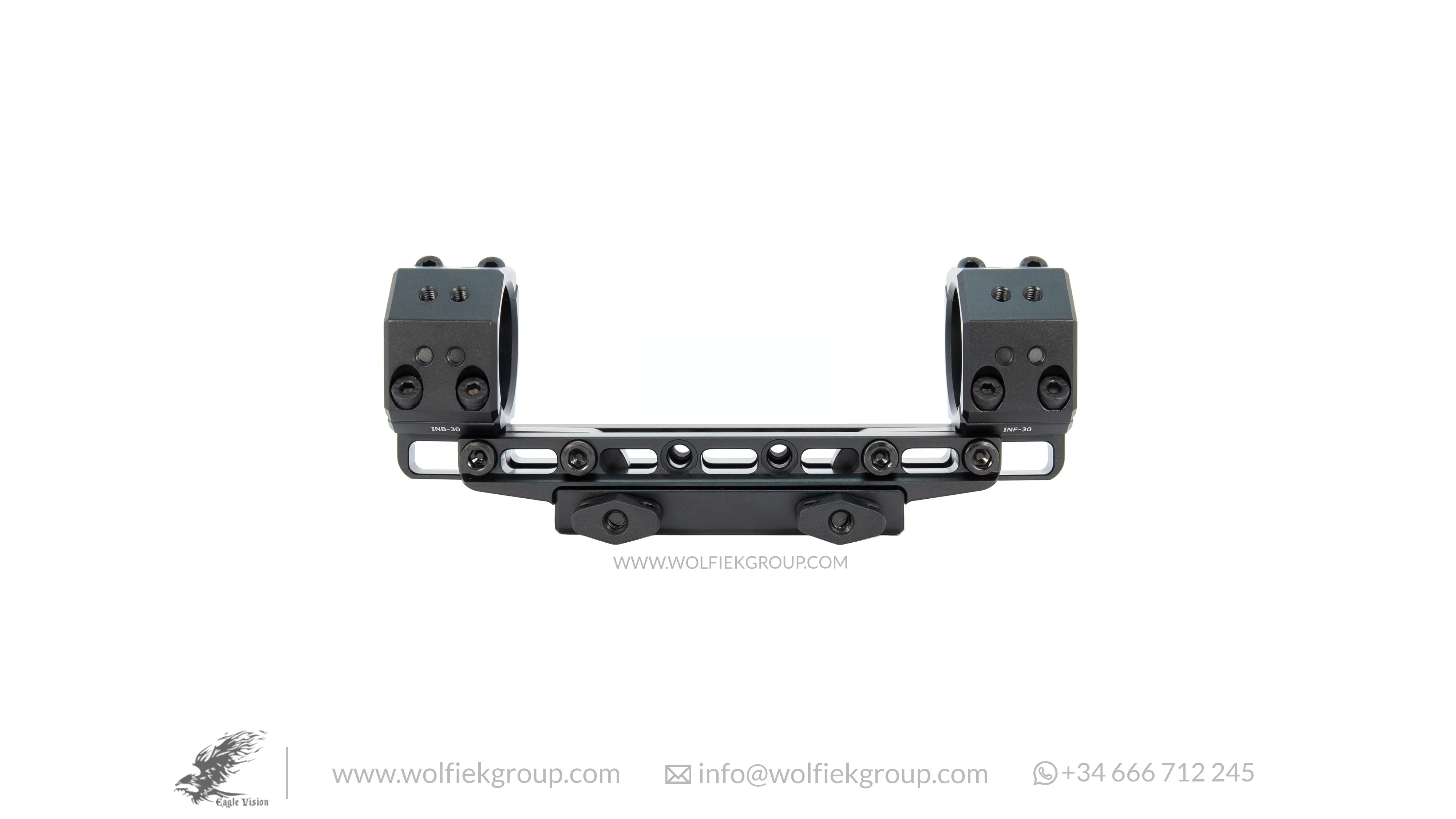 Eagle Vision One-Piece Infinity Elevation Picatinny Riflescope Mounts - 30mm - Image 3
