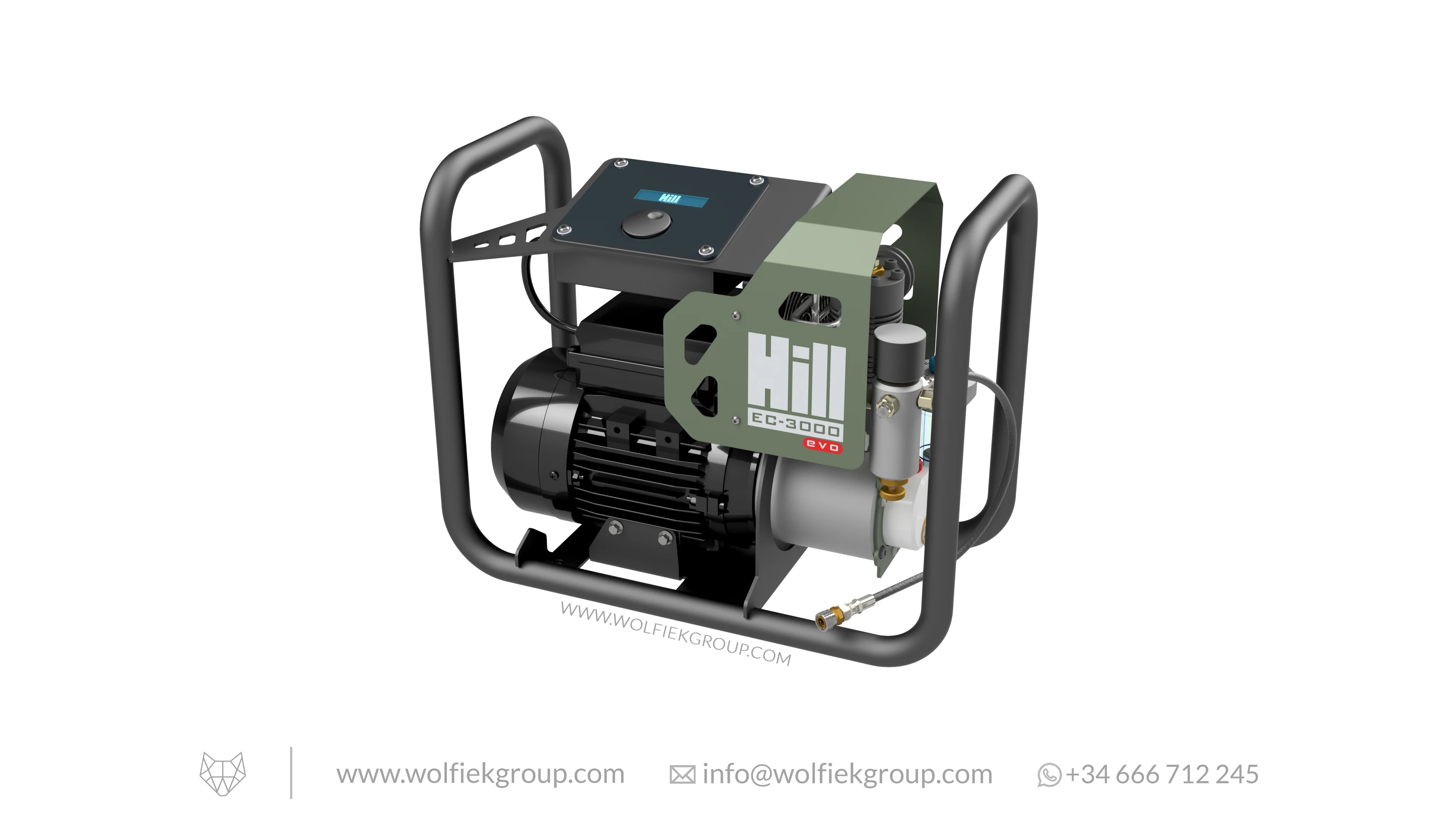 Hill Electric PCP Airgun Air Compressor – EC–3000 Evo