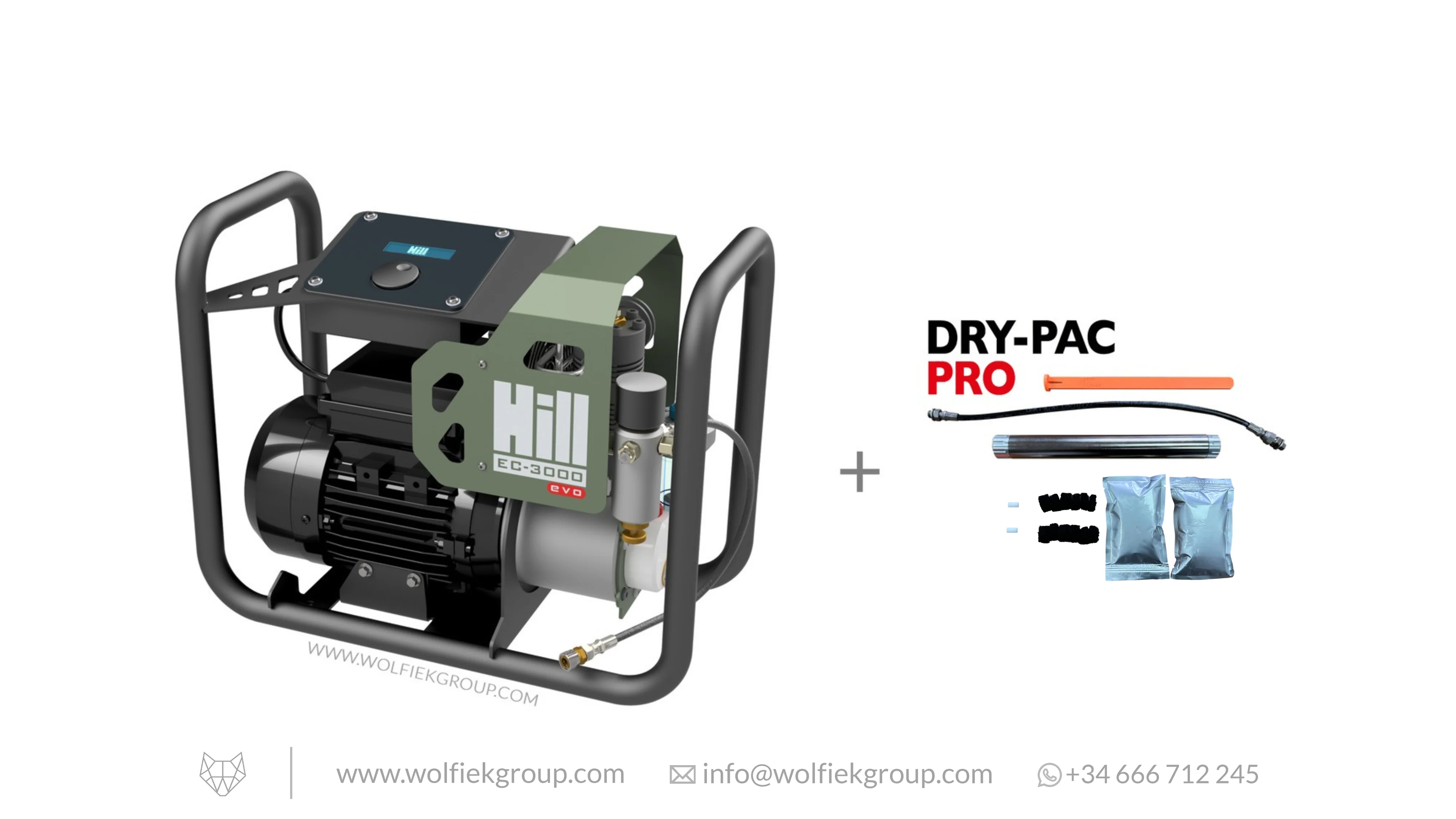Hill Electric PCP Airgun Air Compressor – EC–3000 Evo - Image 2