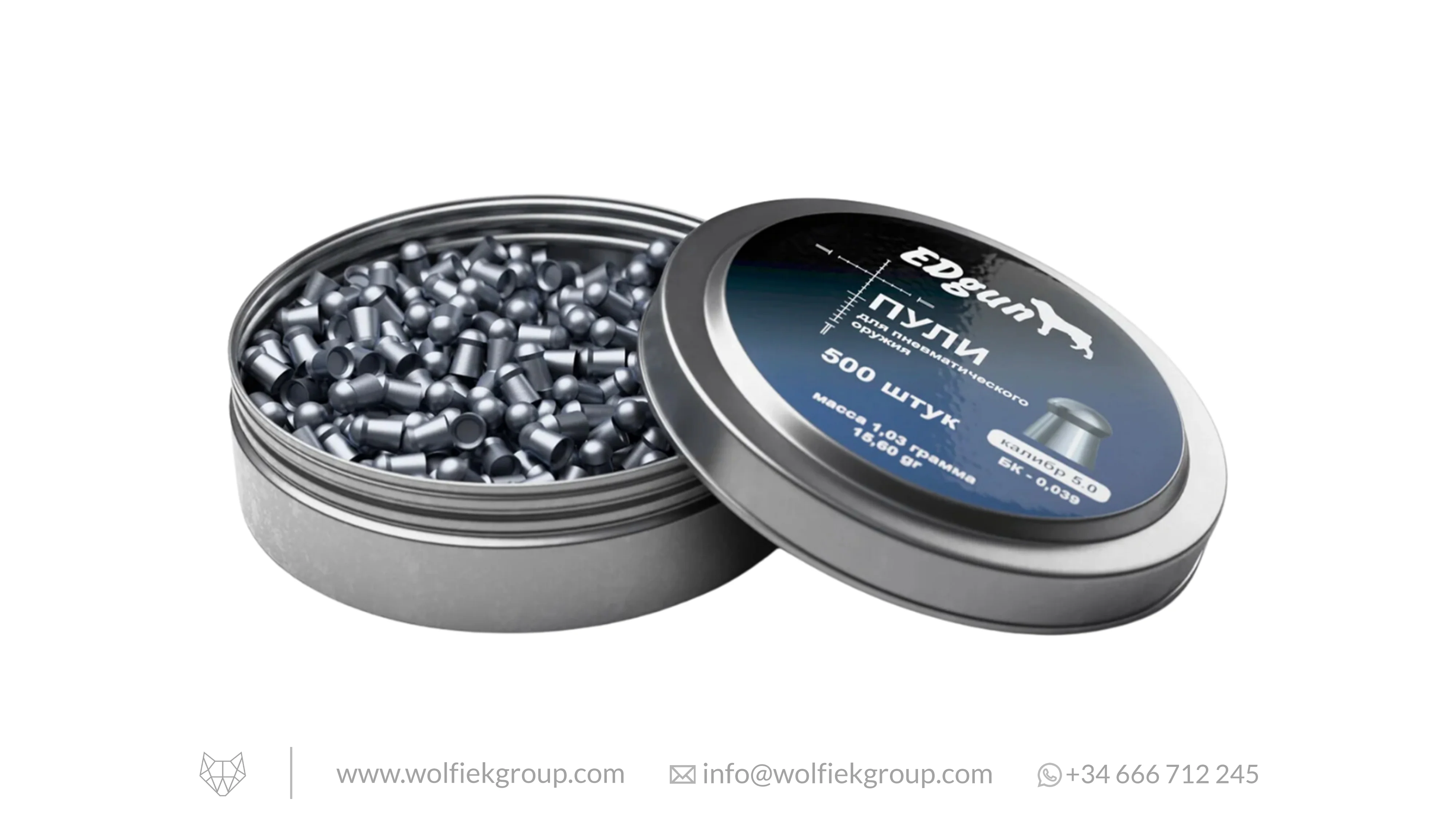 EDgun Premium Airgun Pellets · Domed · Cal .20 (5mm) - Image 2