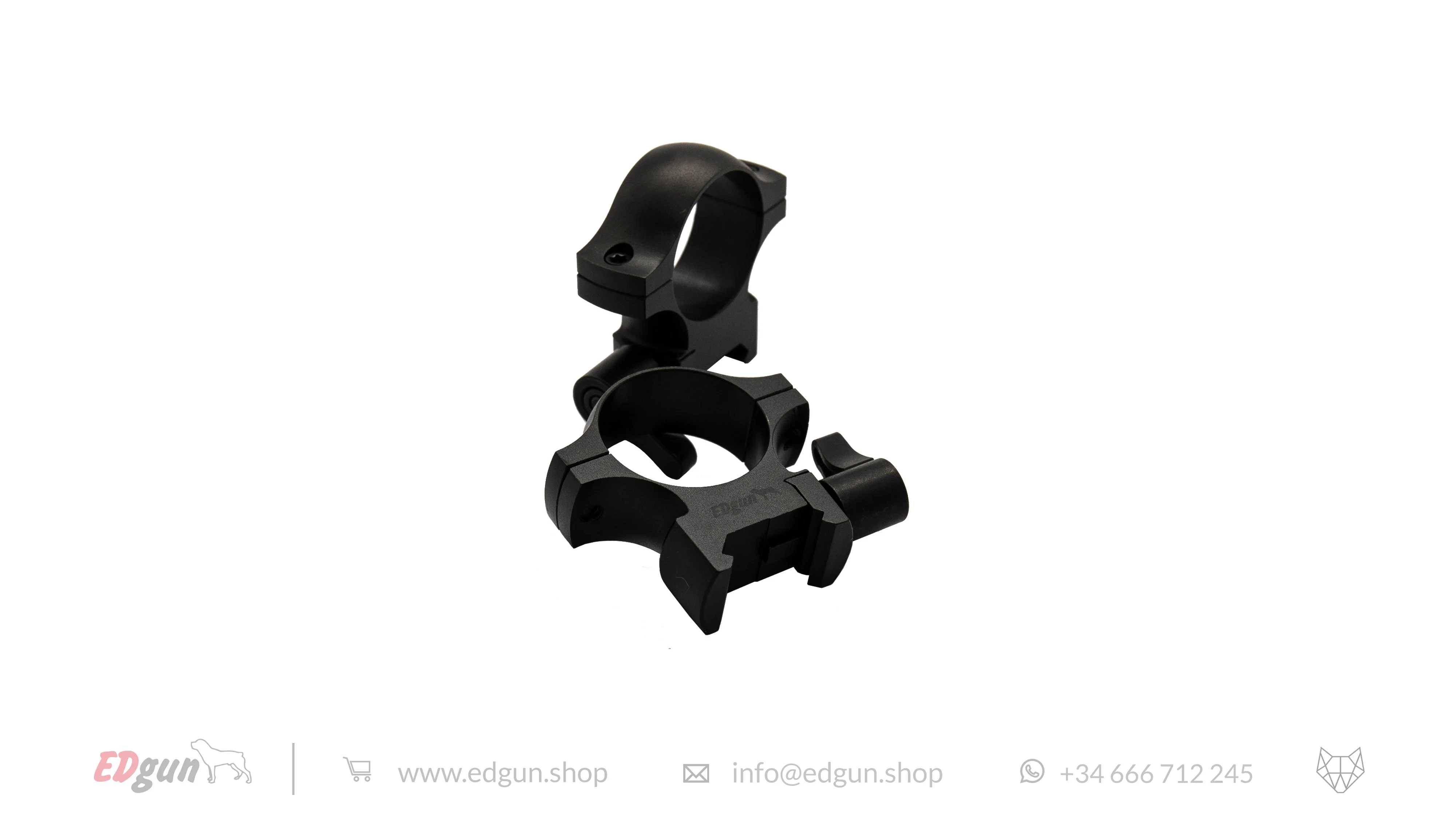 EDgun Tactical Match Picatinny Scope Rings - 34mm - Image 4