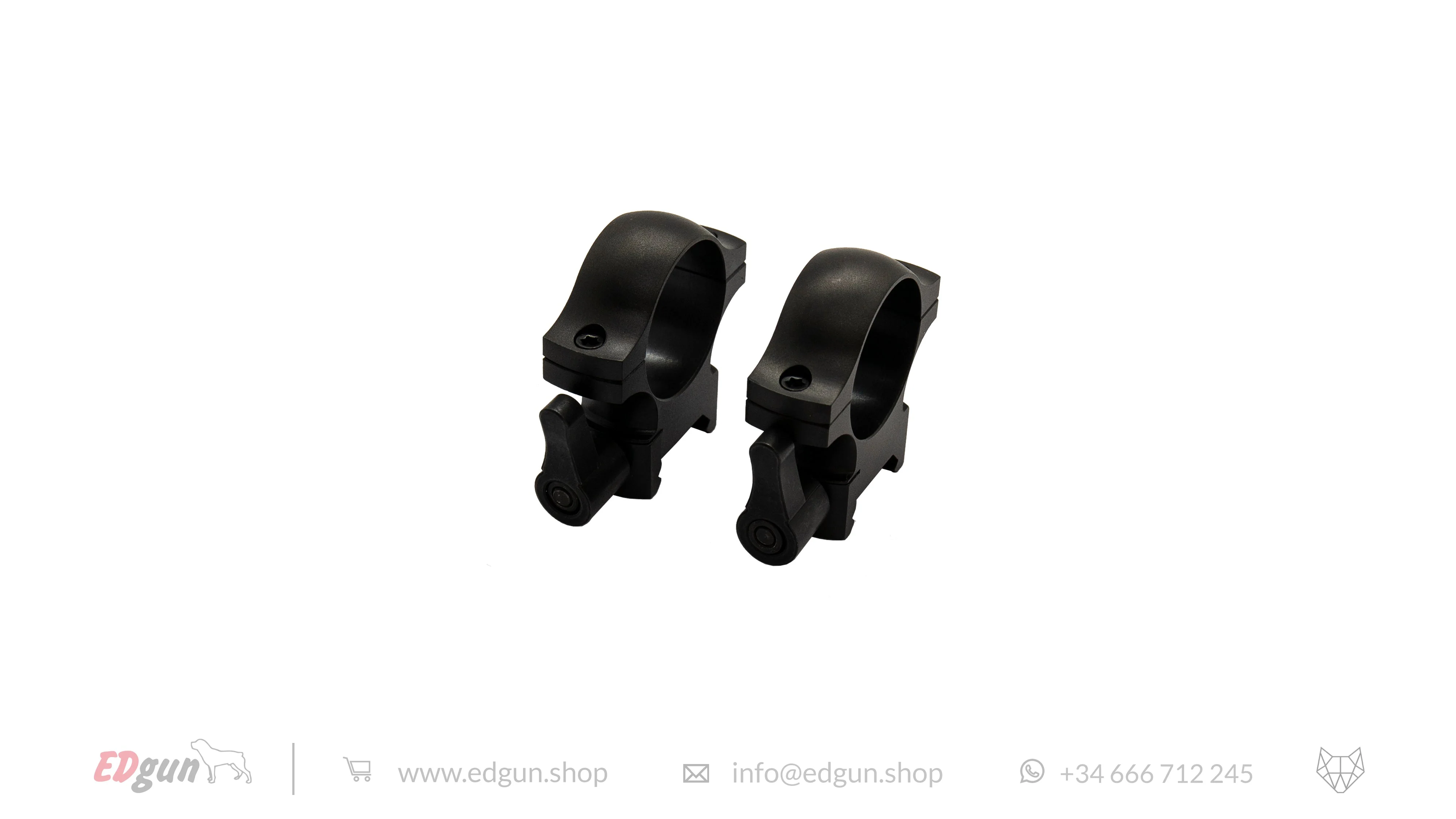 EDgun Tactical Match Picatinny Scope Rings - 34mm - Image 5