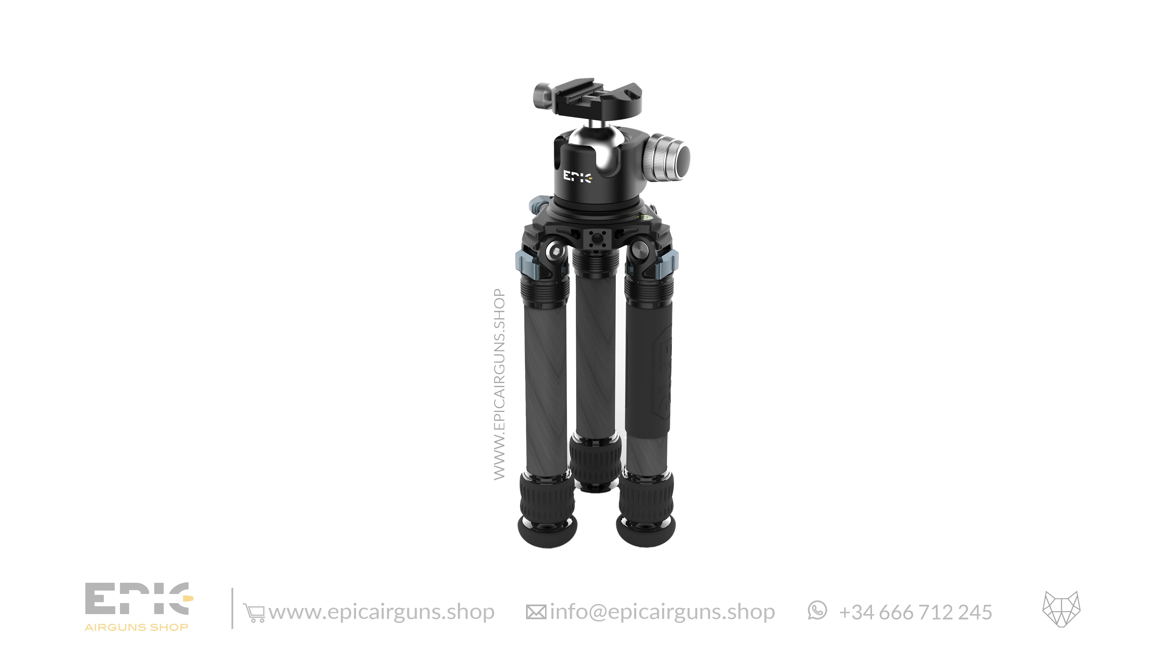 Epic Airguns Carbon Fiber Tripod – Short 362C - Image 2