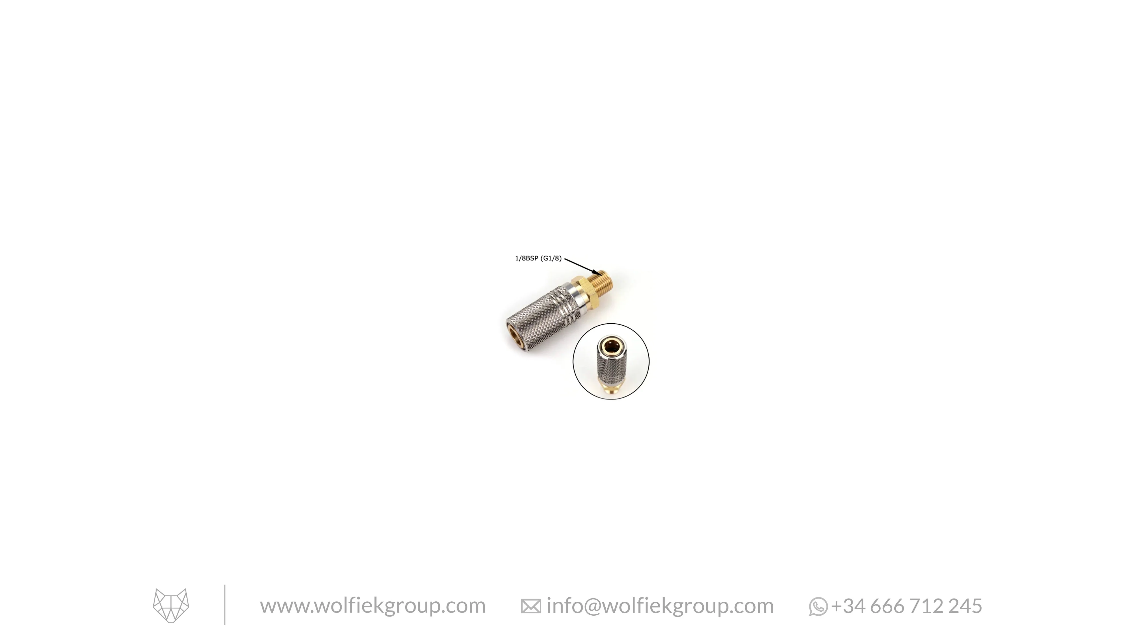1/8 BSP Male to Foster Female Adapter - PCP Airguns - Image 5
