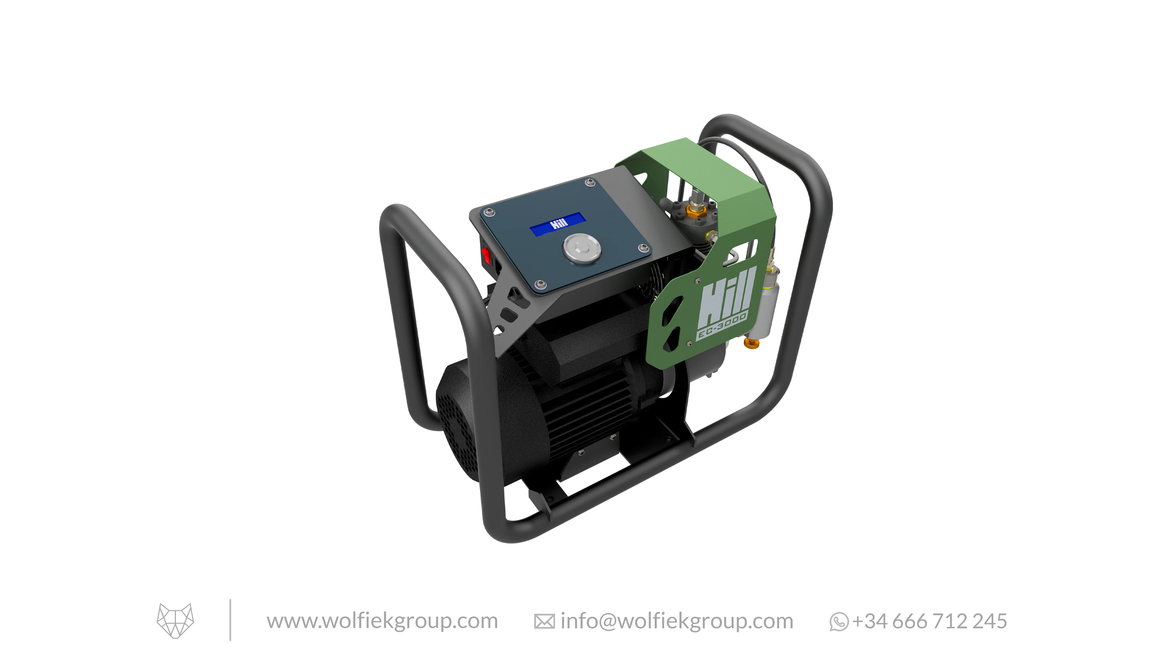Hill Electric PCP Airgun Air Compressor EC–3000 – 300BAR/4500PSI - Image 2
