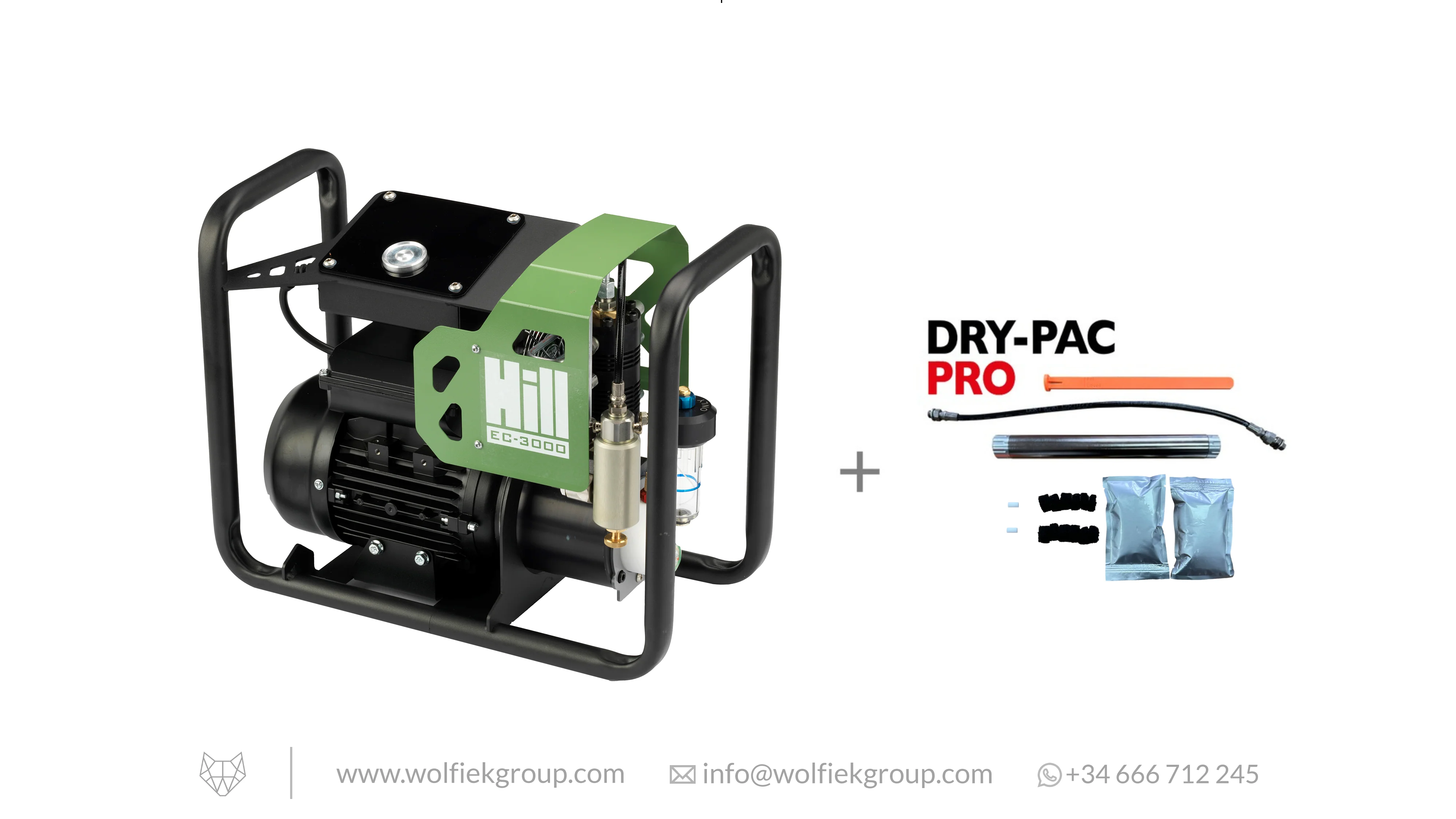 Hill Electric PCP Airgun Air Compressor EC–3000 – 300BAR/4500PSI - Image 3