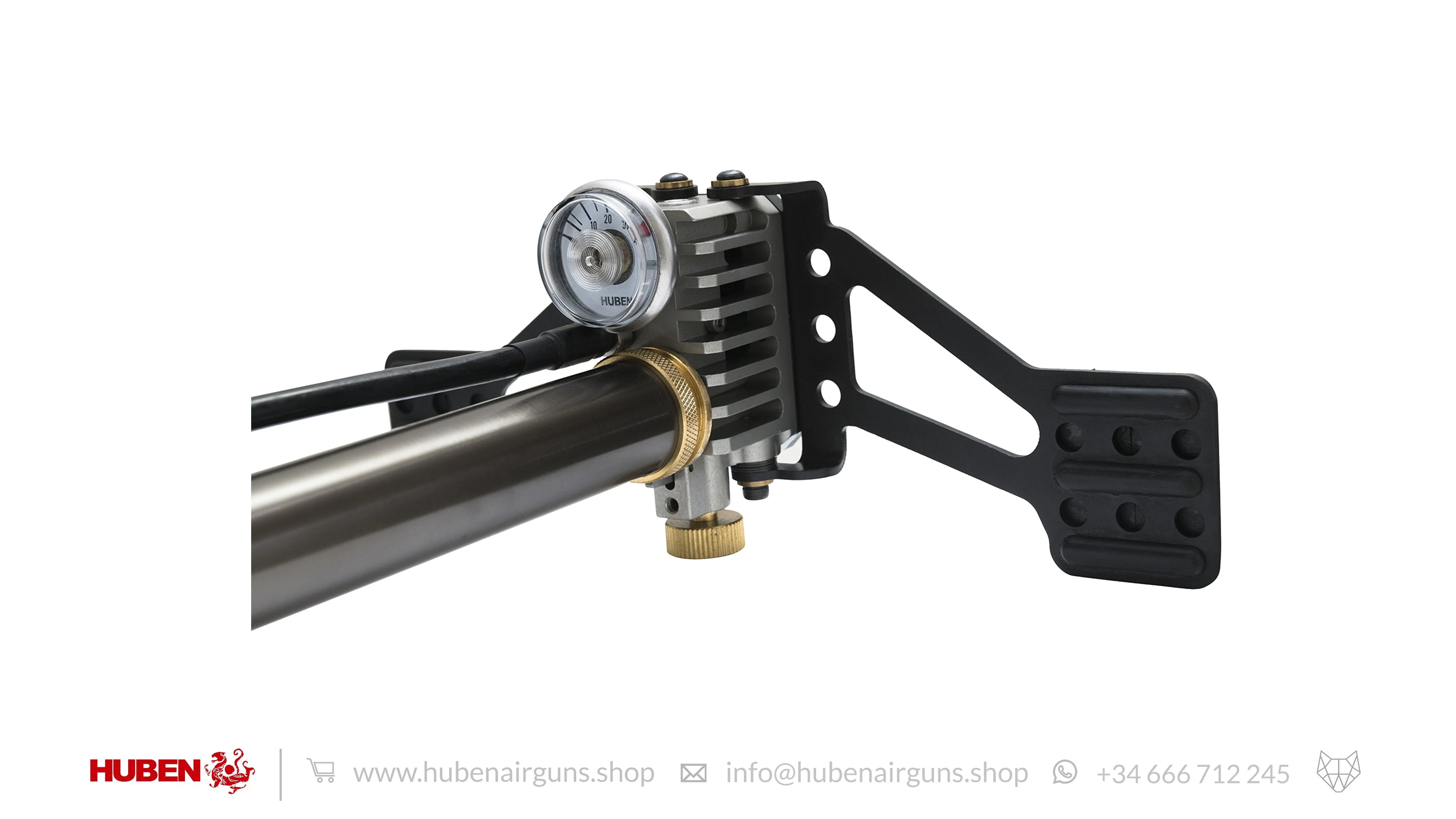 Huben Handpump for PCP Airguns – 350BAR/5000 PSI - Image 3