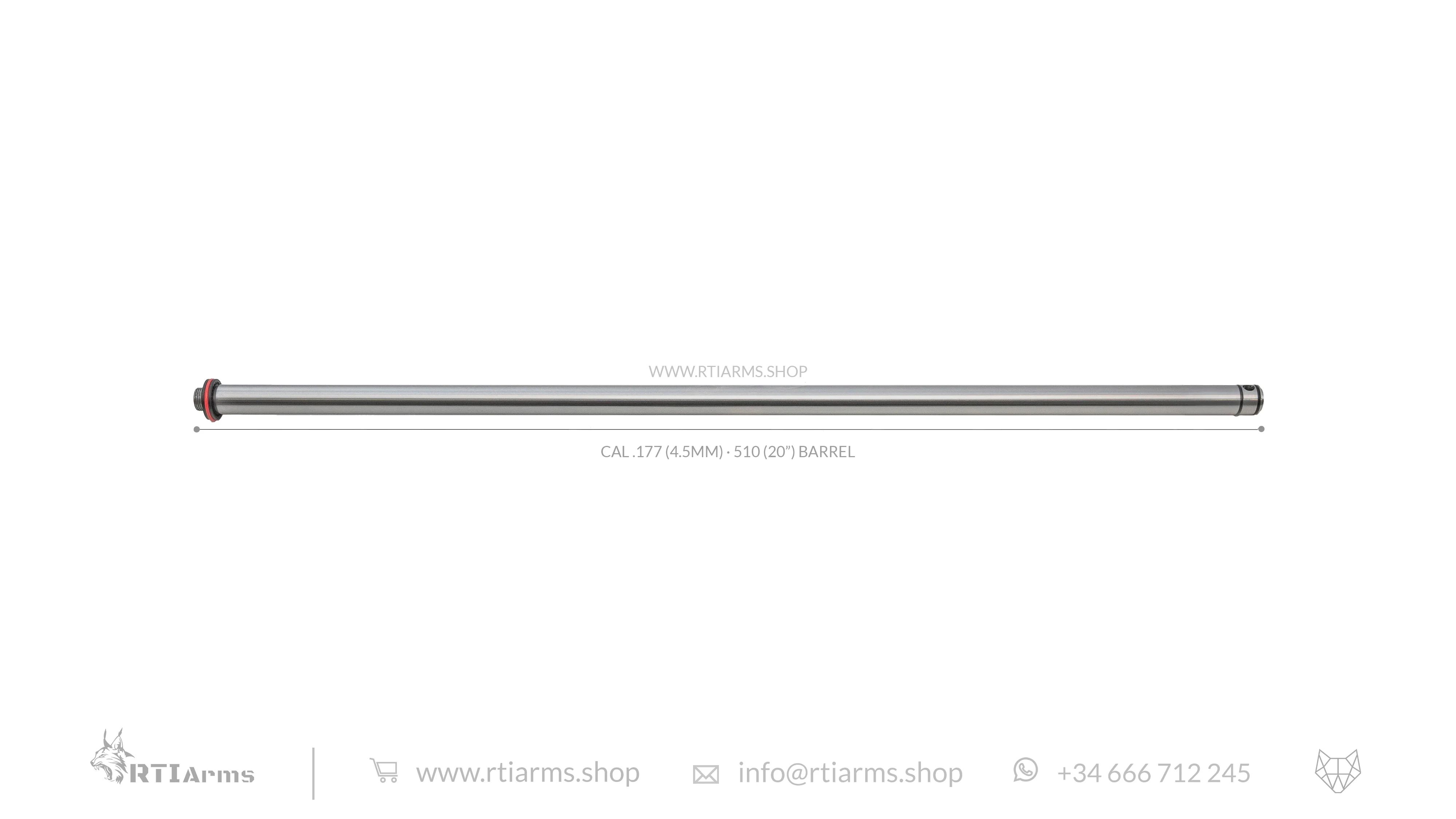 RTI · Lothar Walther Barrel · 510mm (20") - Cal .177 (4.5mm) - Image 6