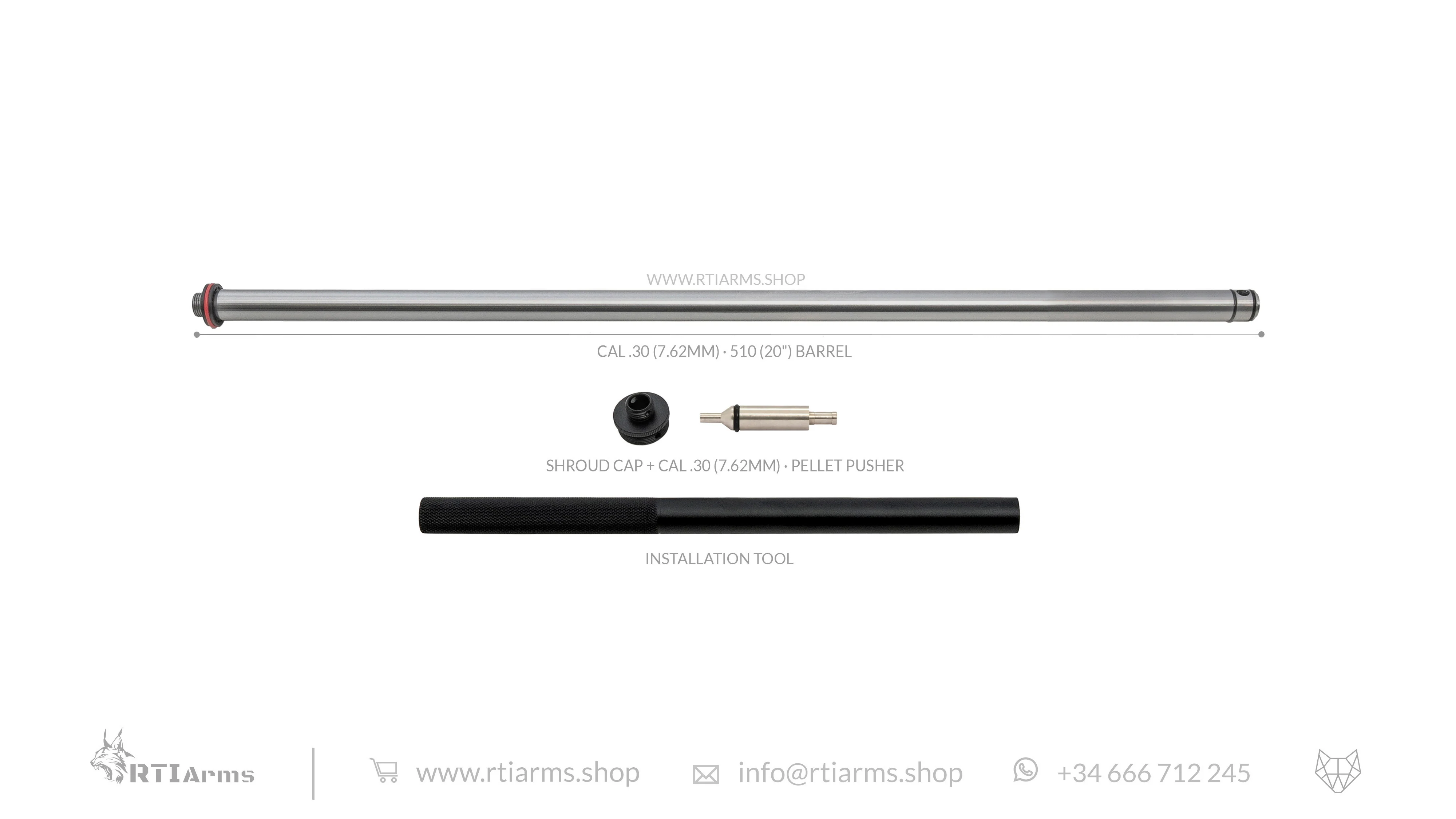 RTI · Lothar Walther Barrel · 510mm (20") - Cal .30 (7.62mm) - Image 5