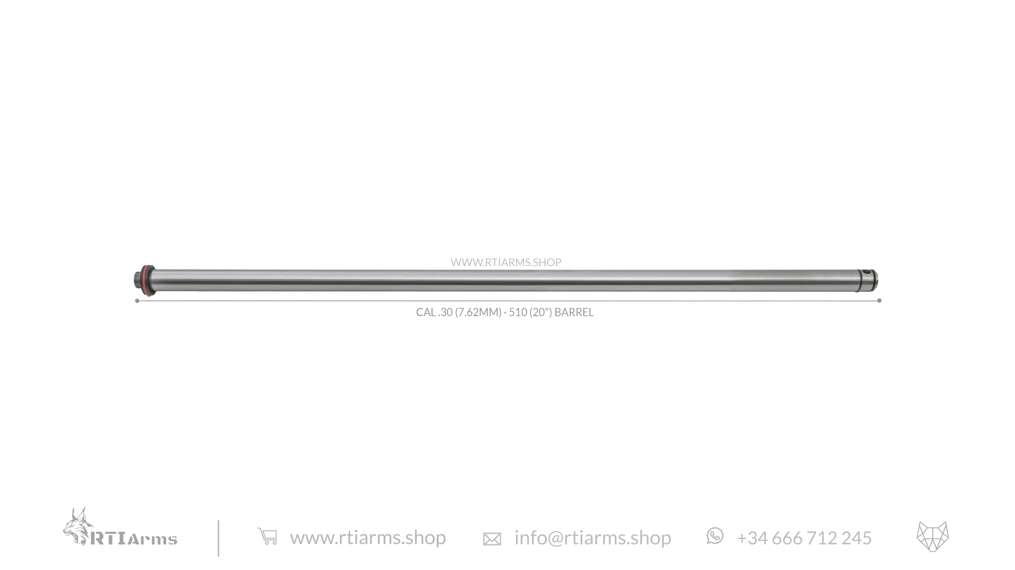 RTI · Lothar Walther Barrel · 510mm (20") - Cal .30 (7.62mm) - Image 6