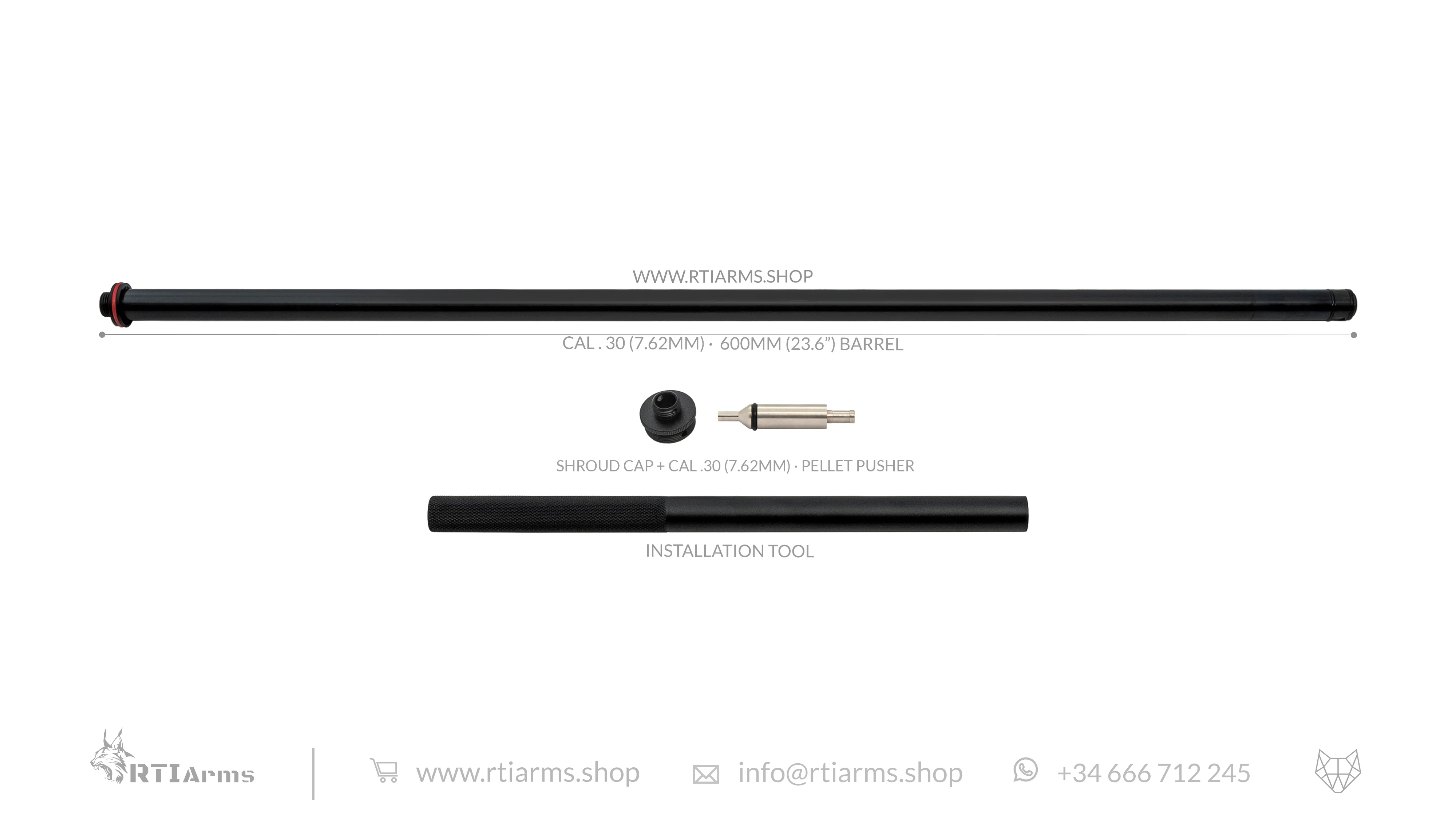 RTI · Lothar Walther Barrel  · 600mm (24") - Cal .30 (7.62mm) - Image 5