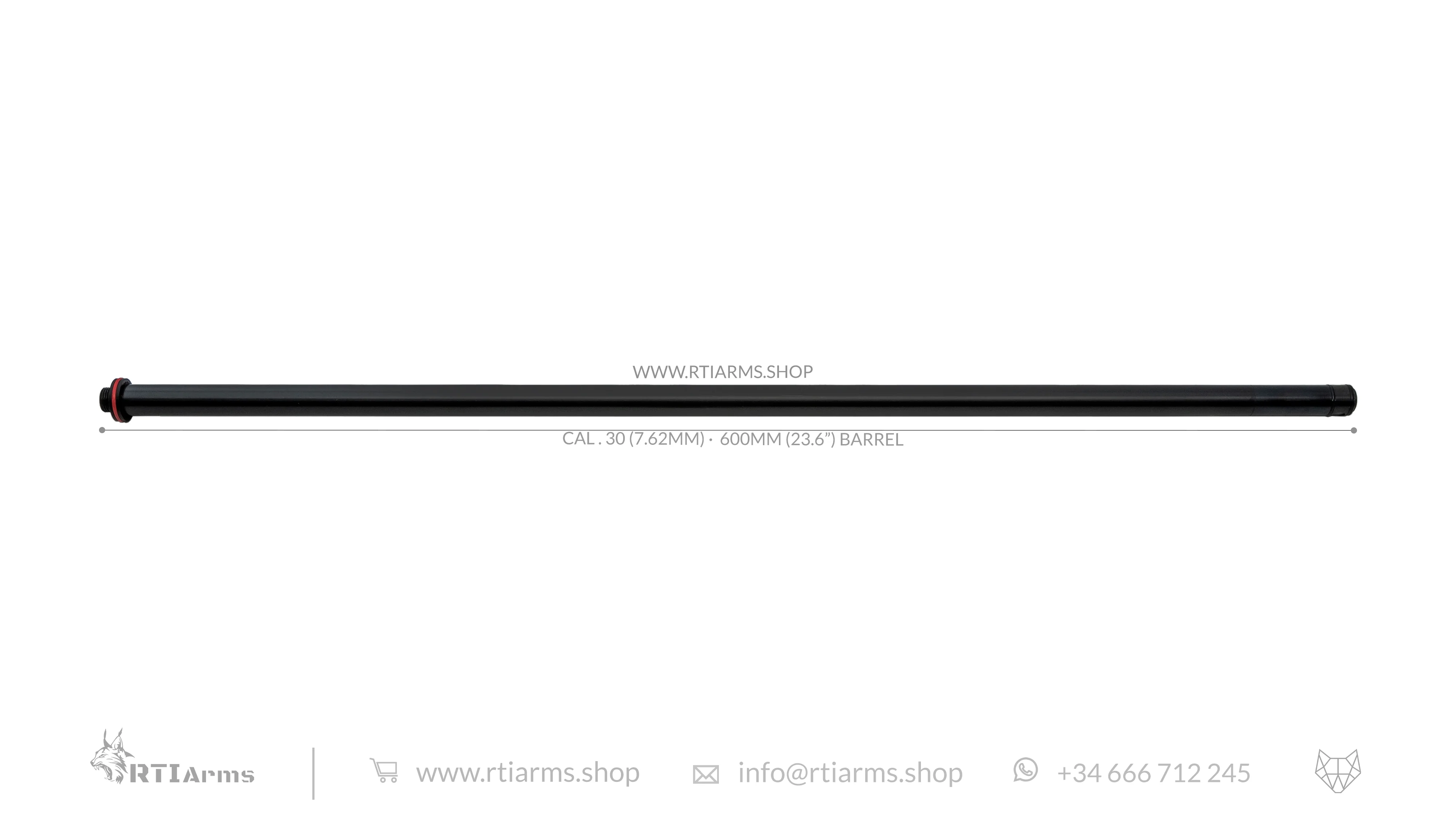 RTI · Lothar Walther Barrel  · 600mm (24") - Cal .30 (7.62mm) - Image 6