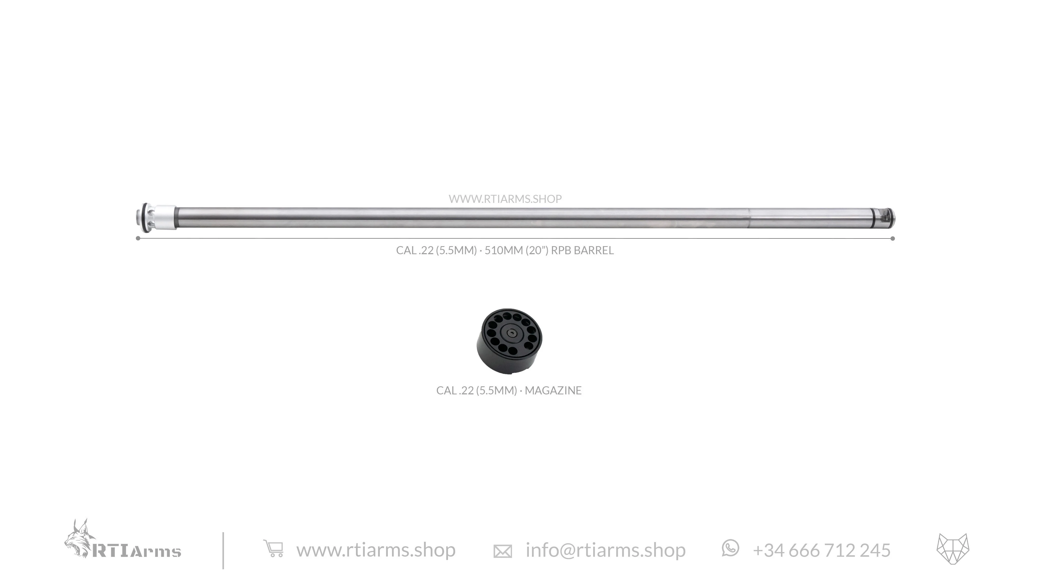 RTI · RPB Lothar Walther Barrel · 510mm (20") - Image 5