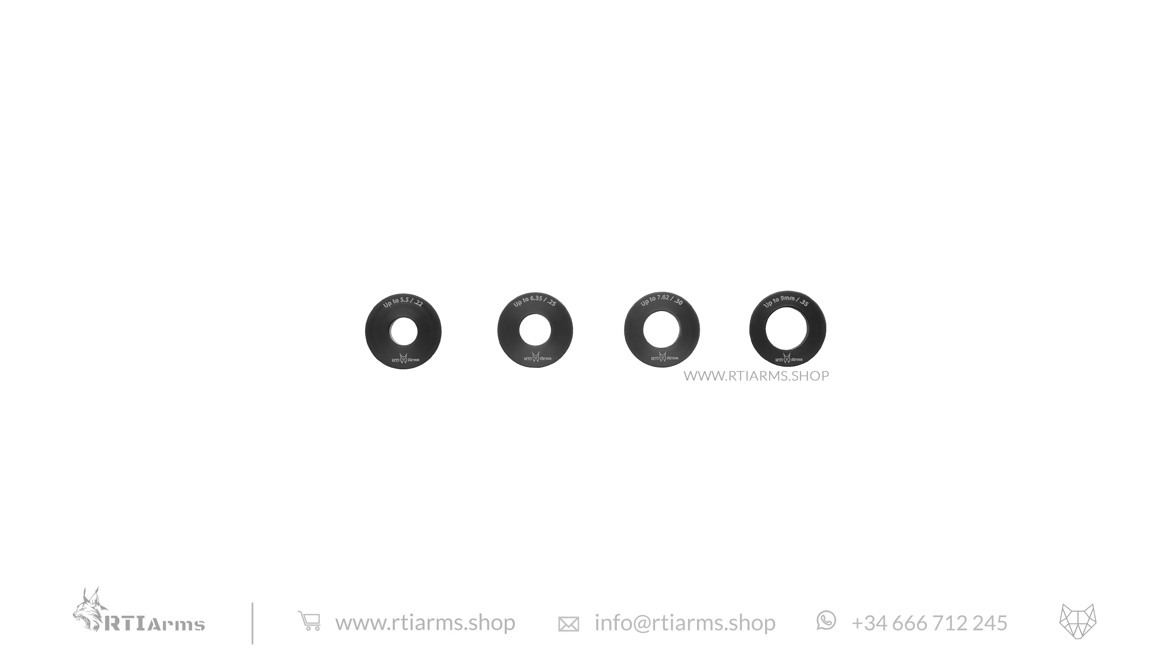 RTI Hush Aluminium 50mm Suppressor for Airguns - Image 4