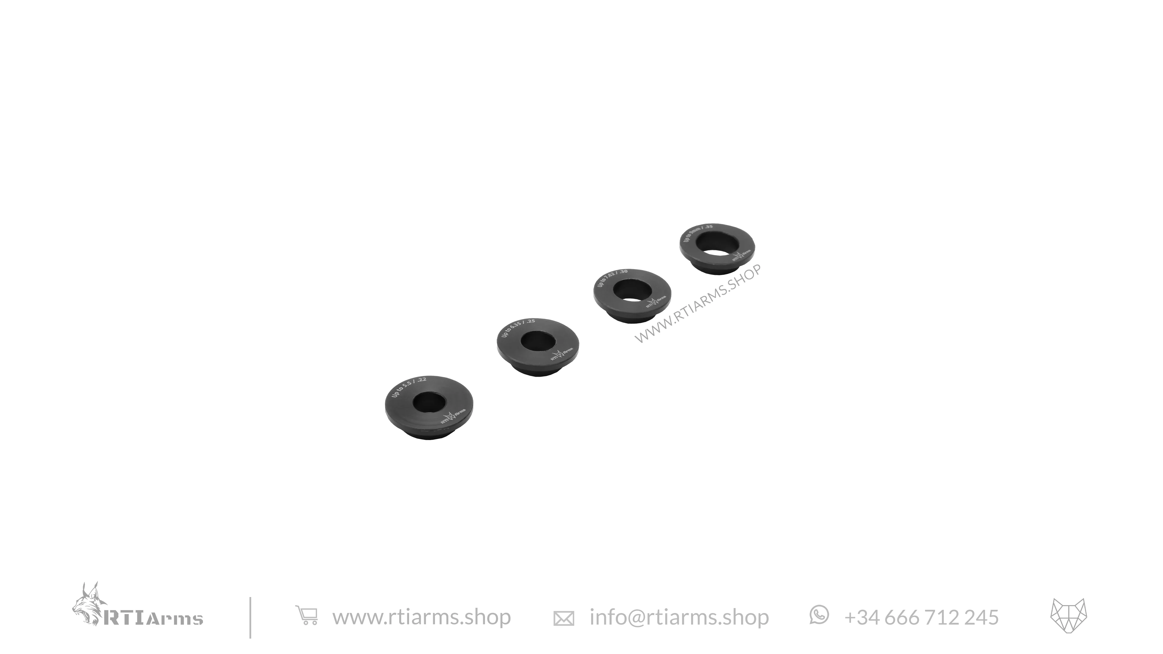 RTI Hush Aluminium 50mm Suppressor for Airguns - Image 5