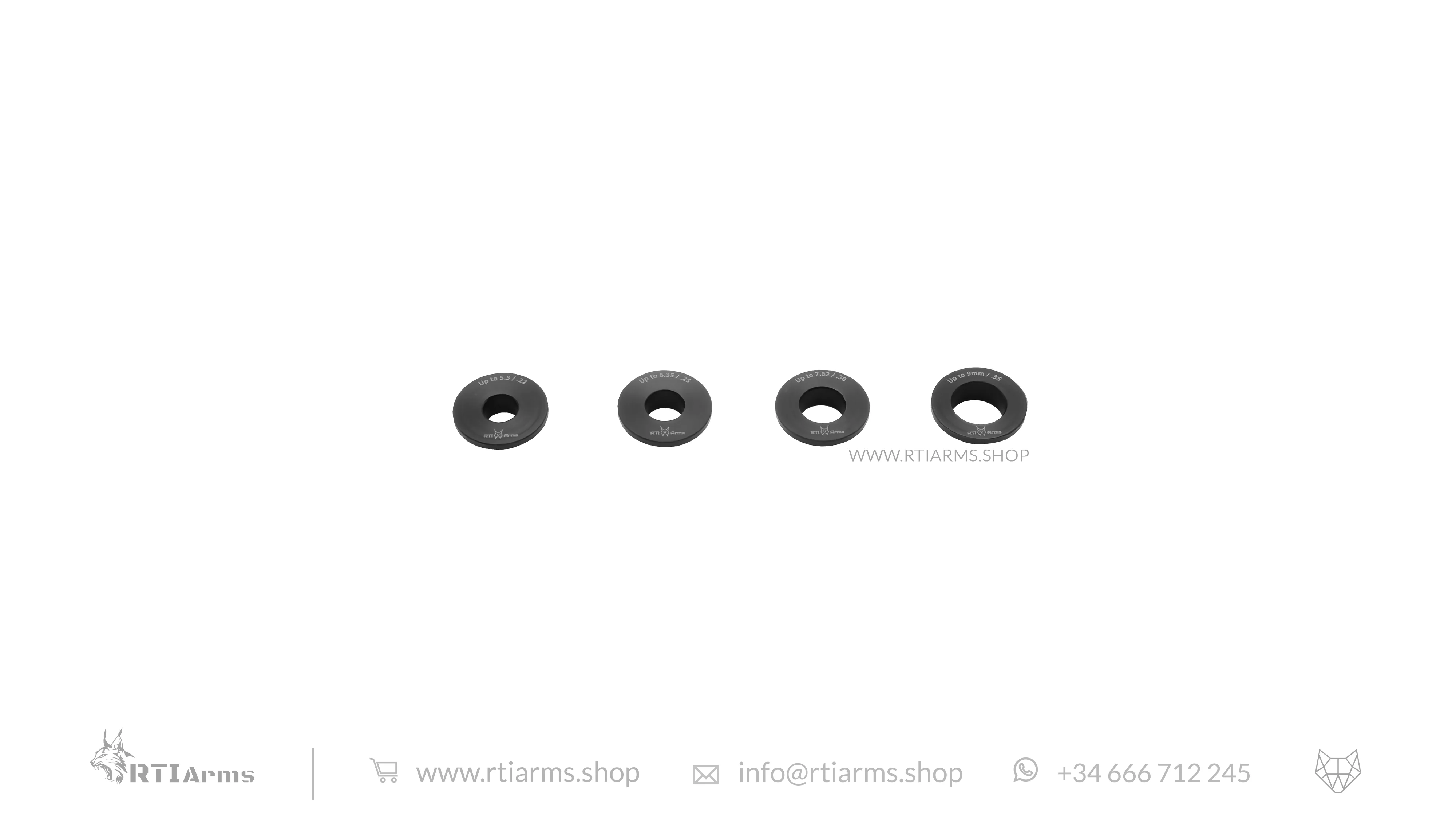 RTI Hush Aluminium 50mm Suppressor for Airguns - Image 6