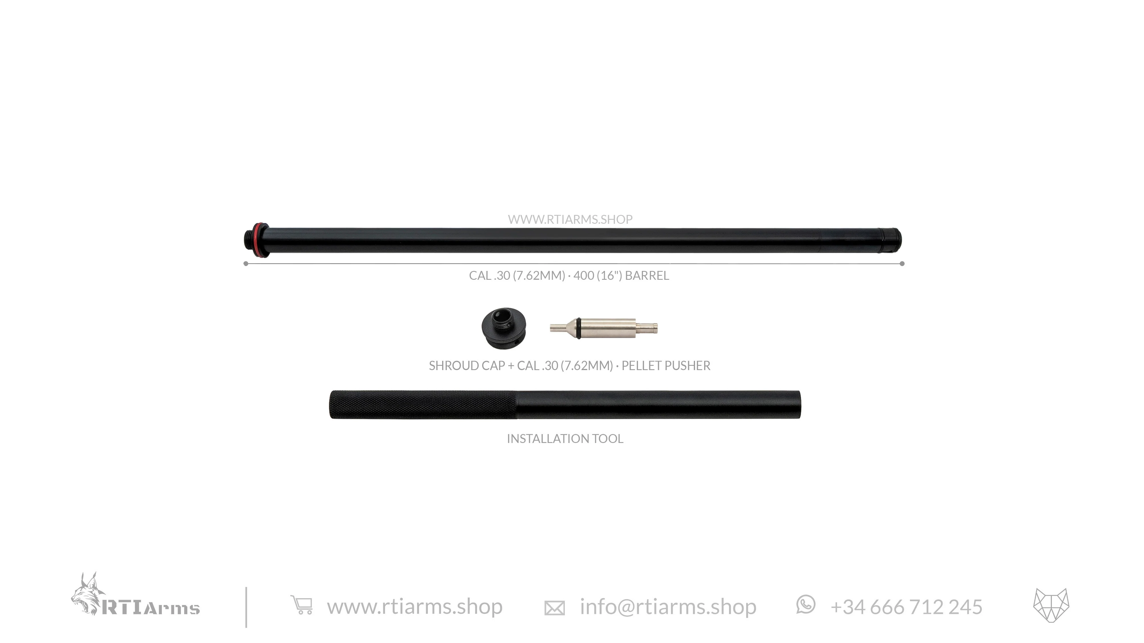 RTI · Lothar Walther Barrel  · 400mm (16") - Cal .30 (7.62mm) - Image 5