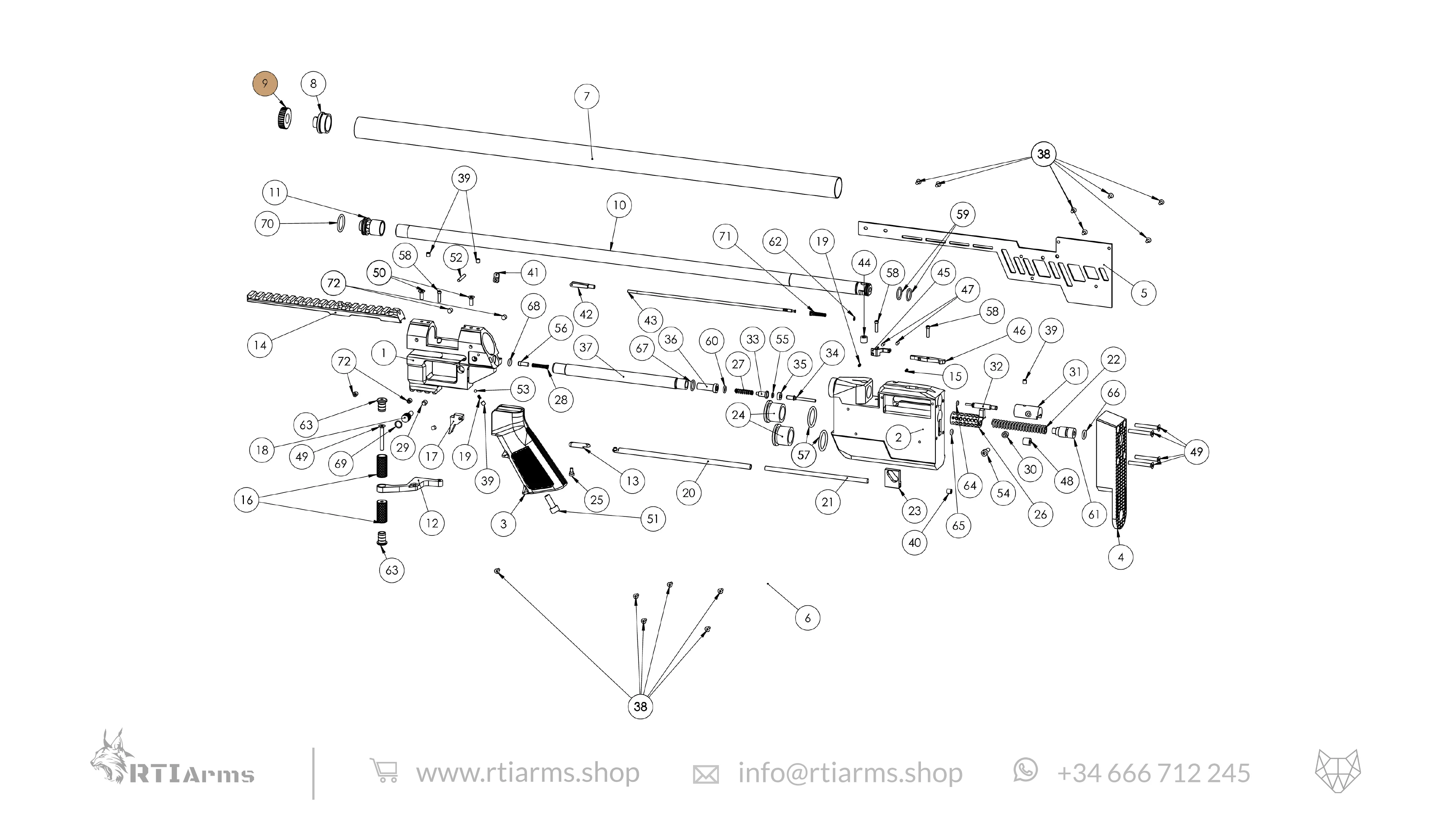 Spare parts RTI Prophet II - Image 10