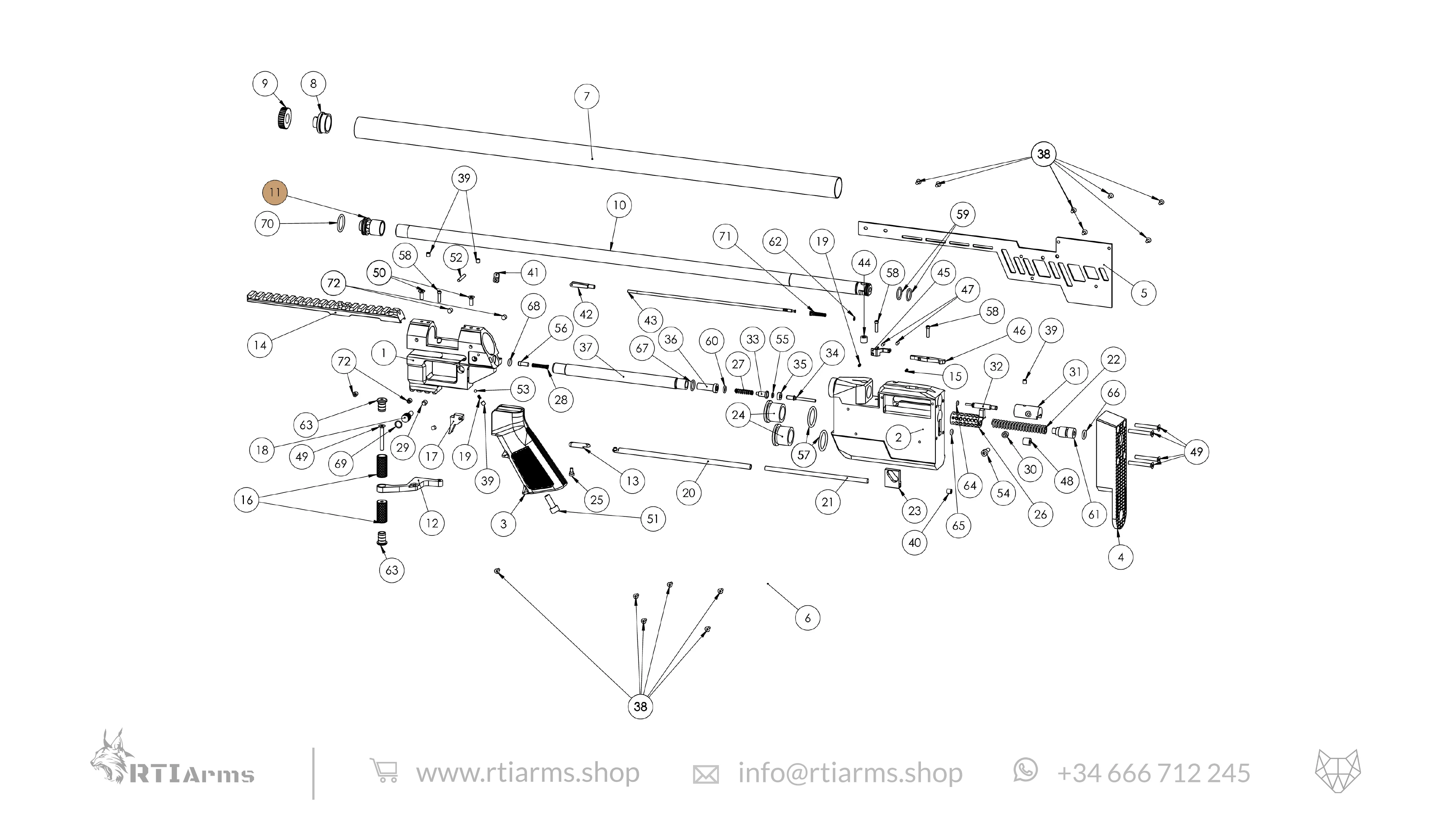 Spare parts RTI Prophet II - Image 12