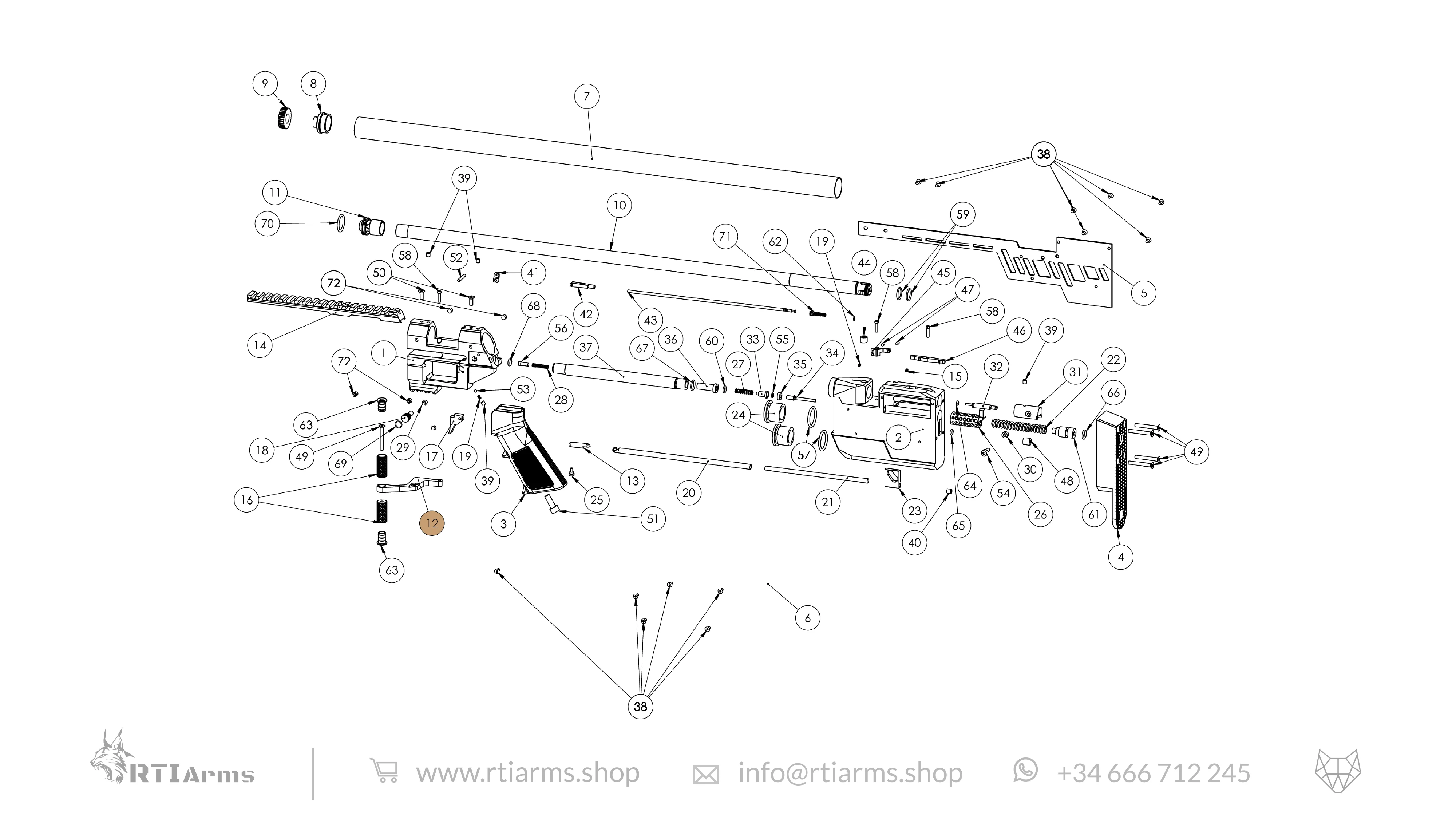 Spare parts RTI Prophet II - Image 13