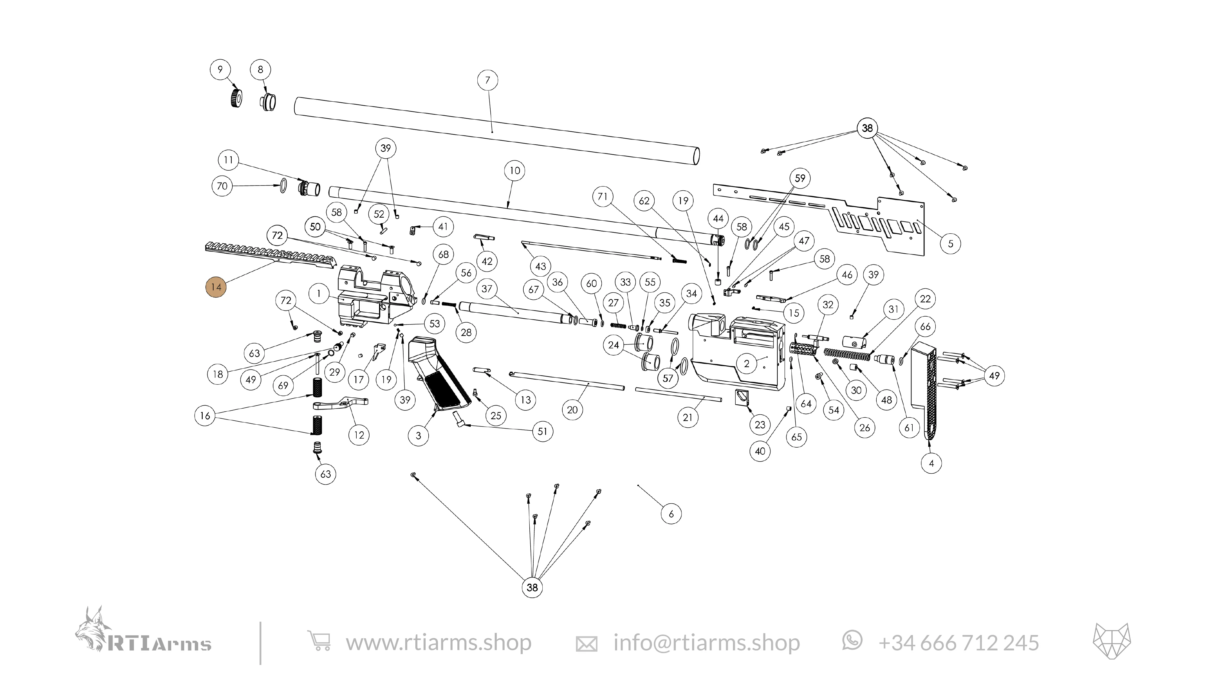 Spare parts RTI Prophet II - Image 15