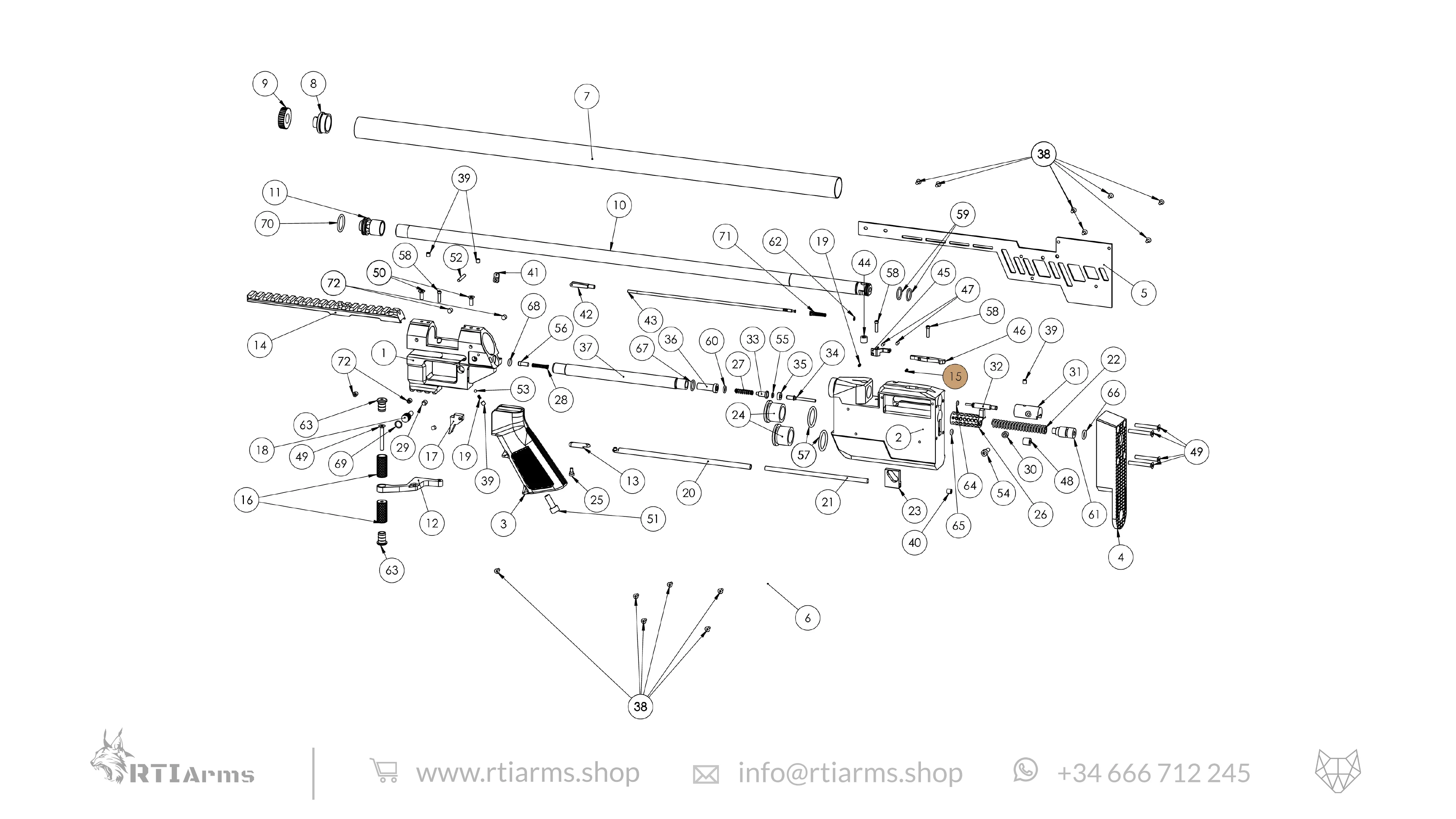 Spare parts RTI Prophet II - Image 16