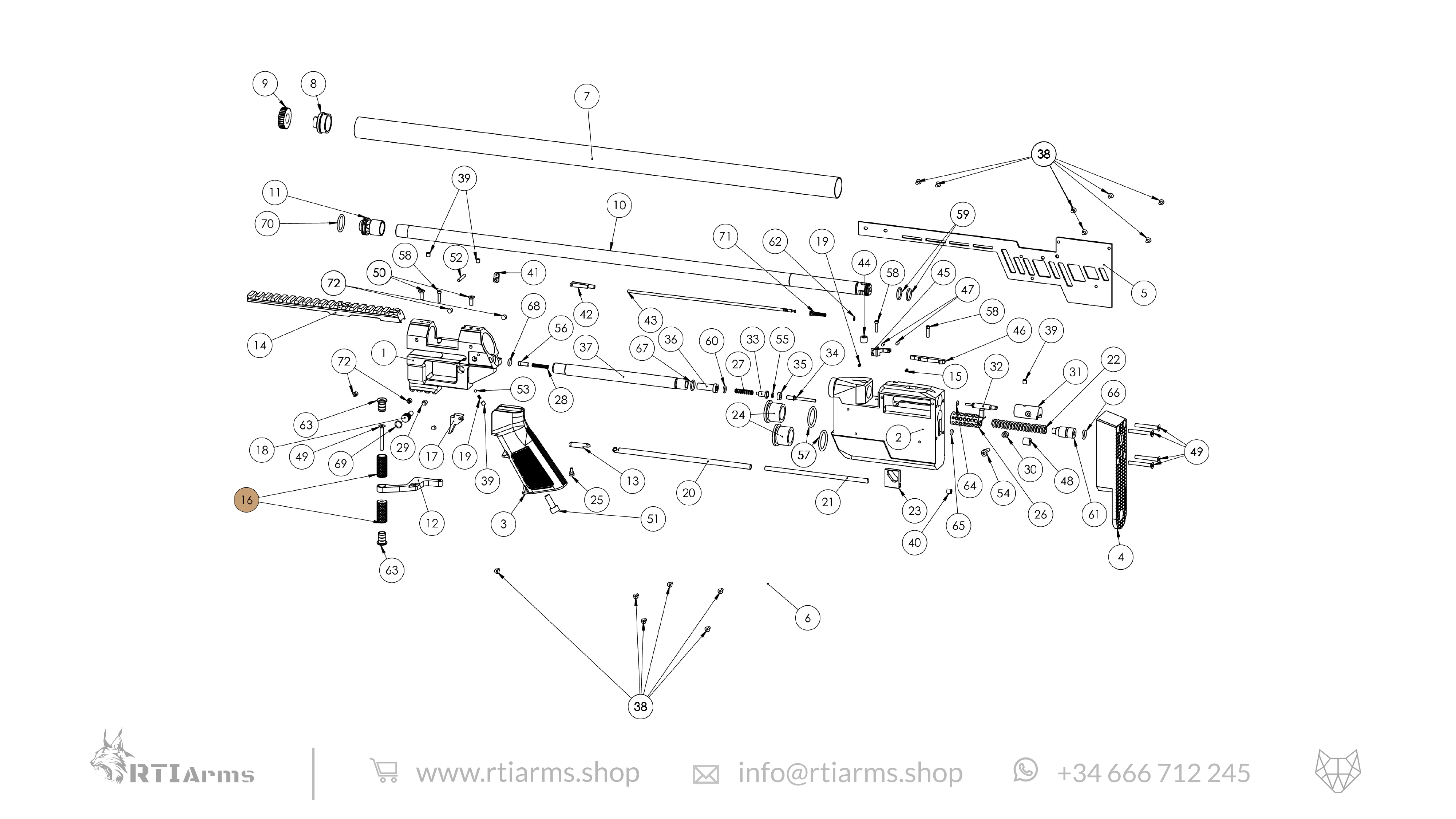 Spare parts RTI Prophet II - Image 17