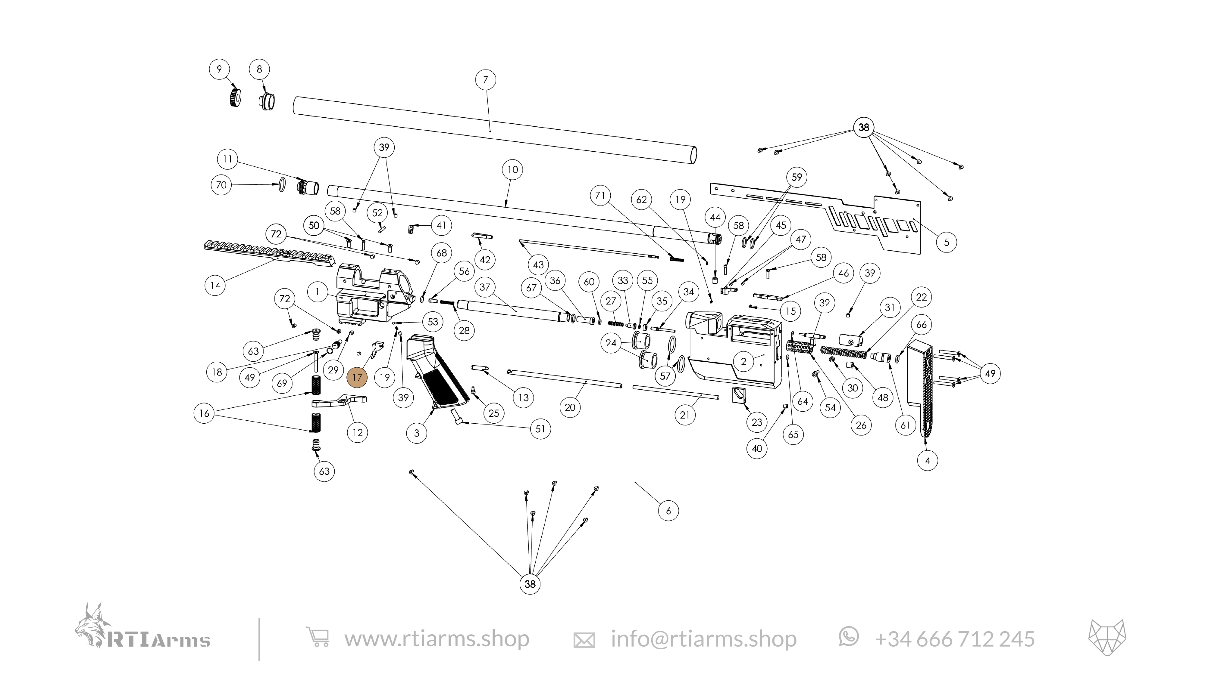 Spare parts RTI Prophet II - Image 18