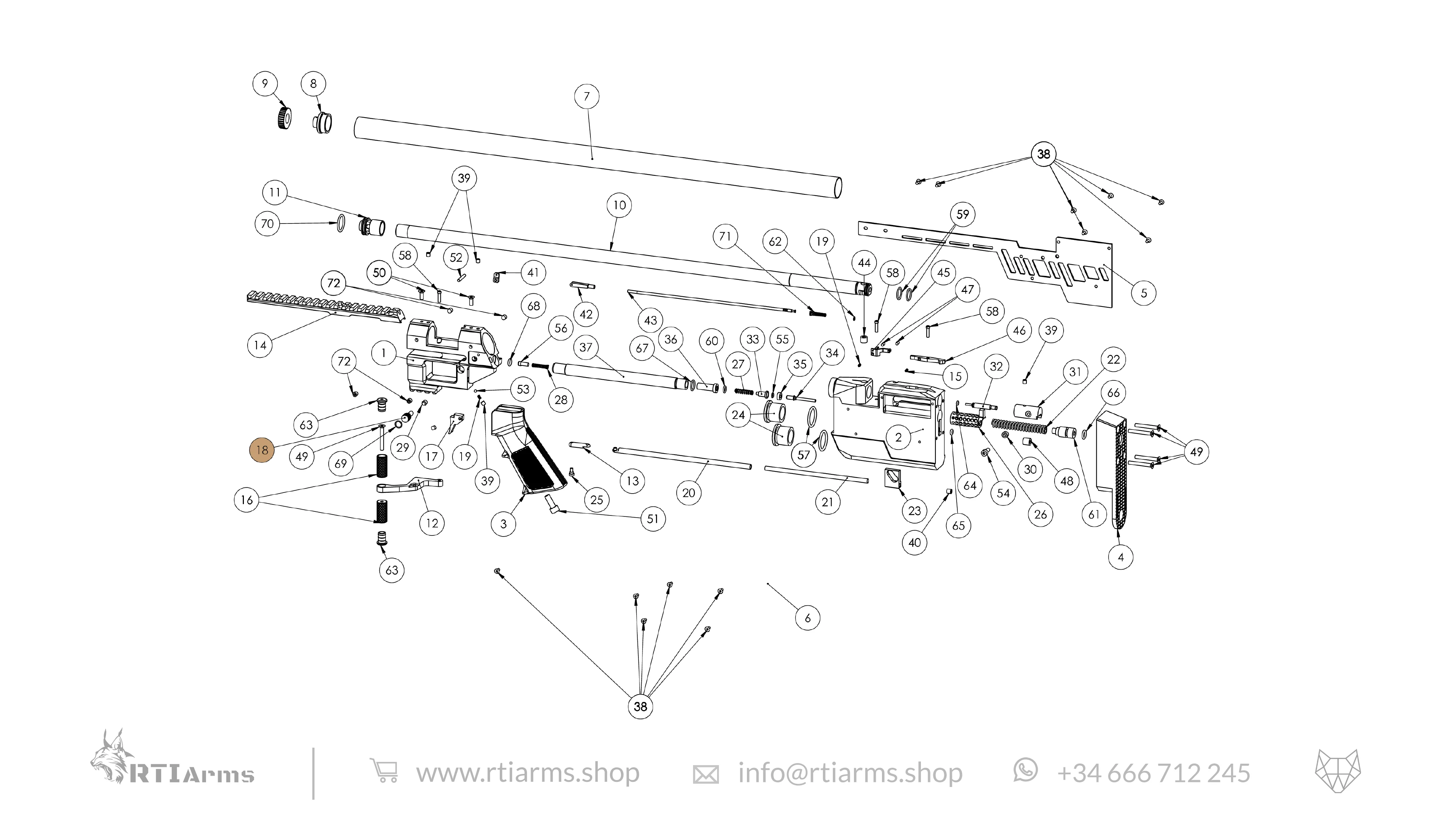 Spare parts RTI Prophet II - Image 19