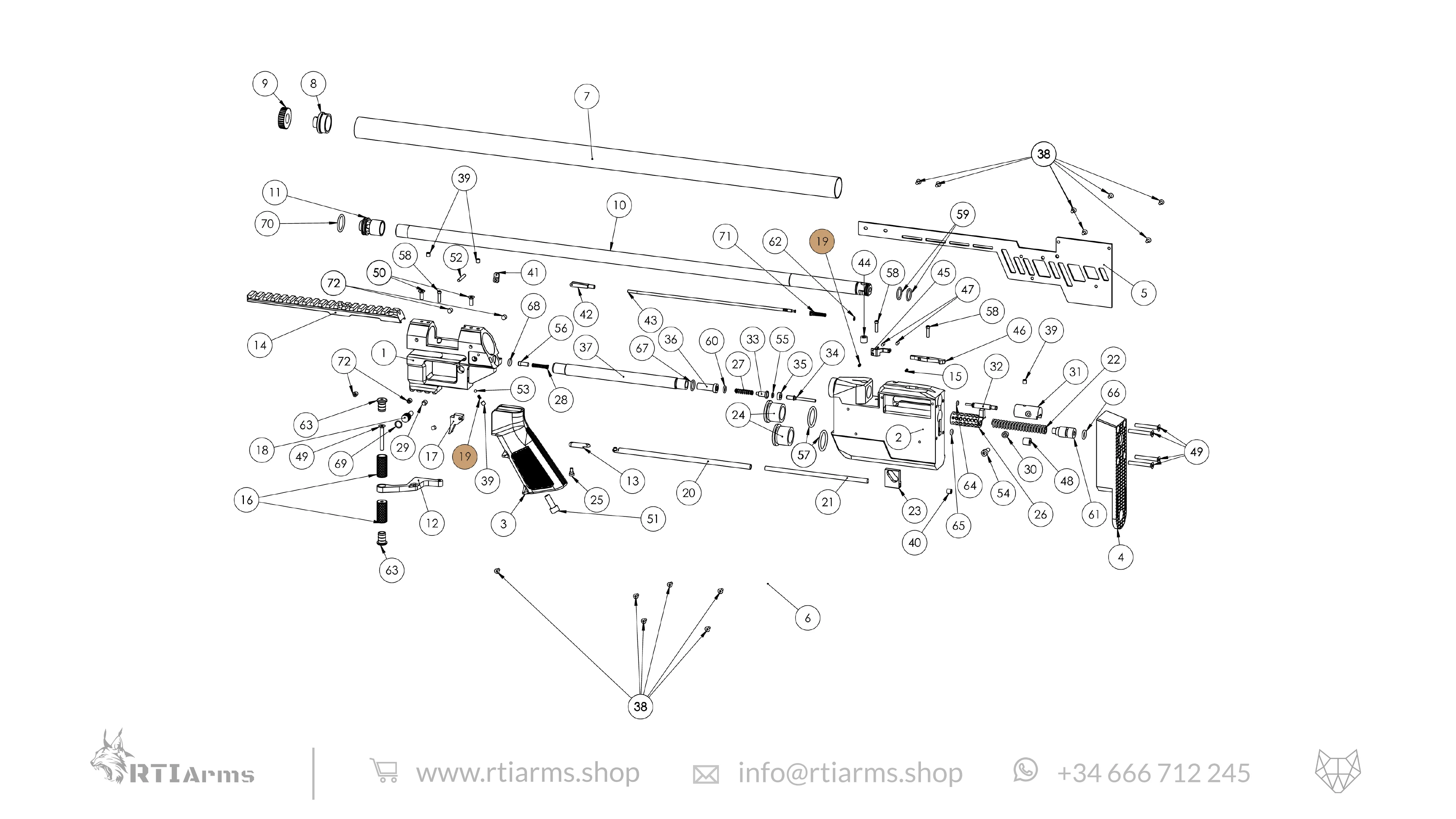 Spare parts RTI Prophet II - Image 20