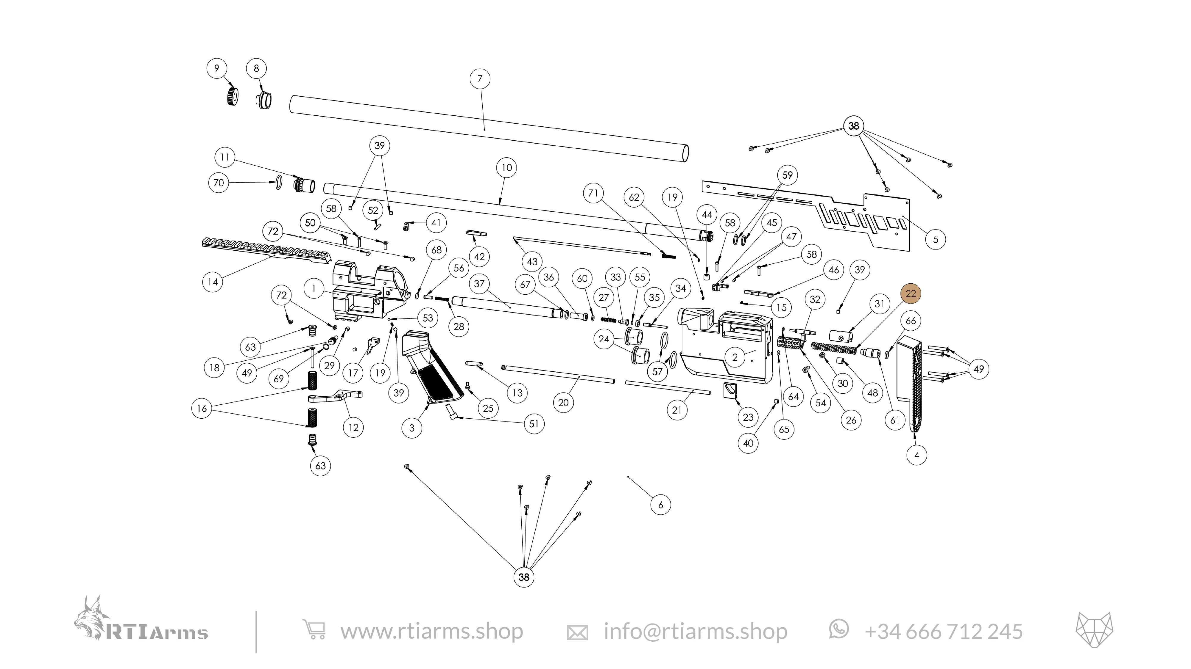Spare parts RTI Prophet II - Image 23