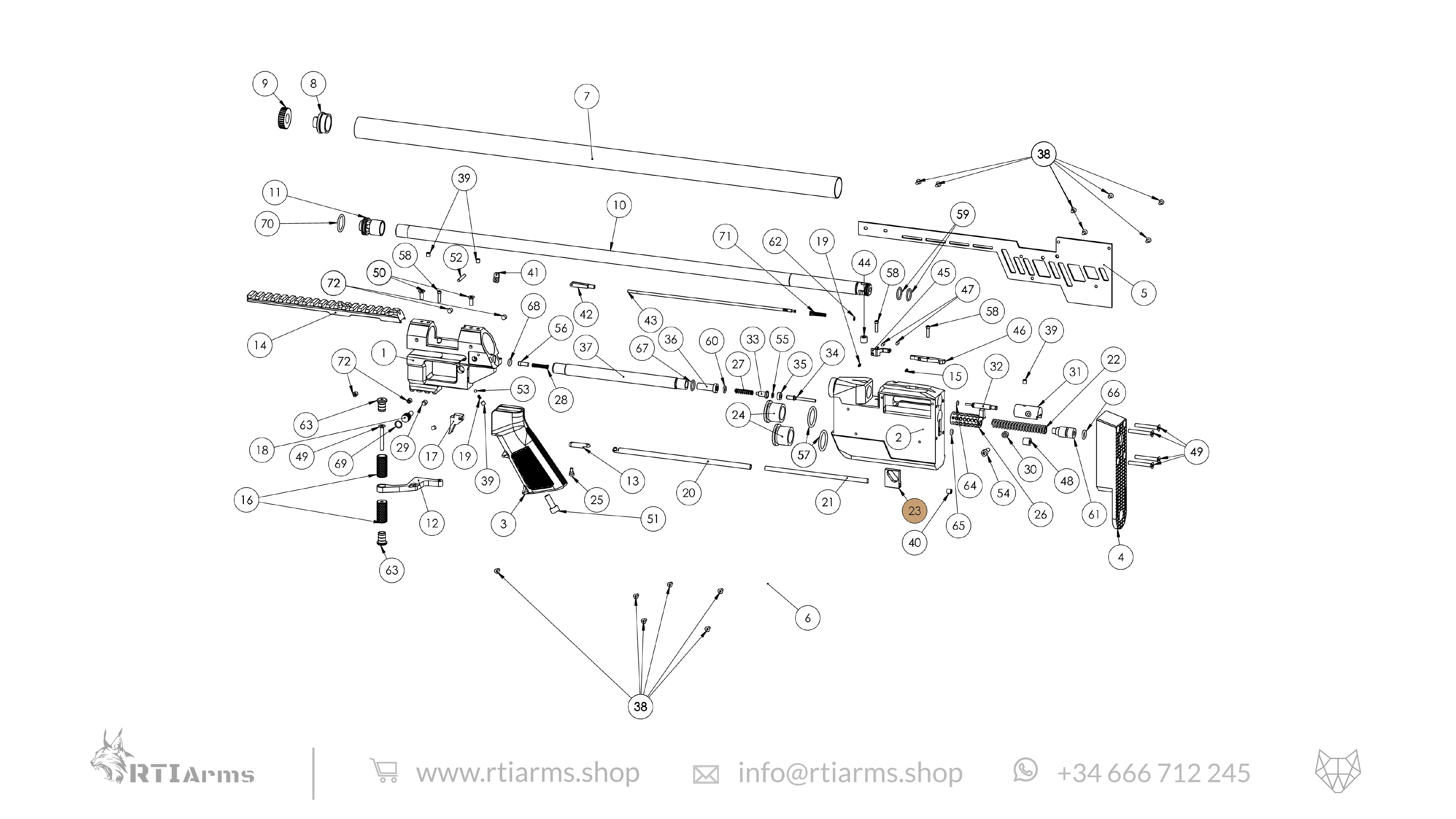 Spare parts RTI Prophet II - Image 24