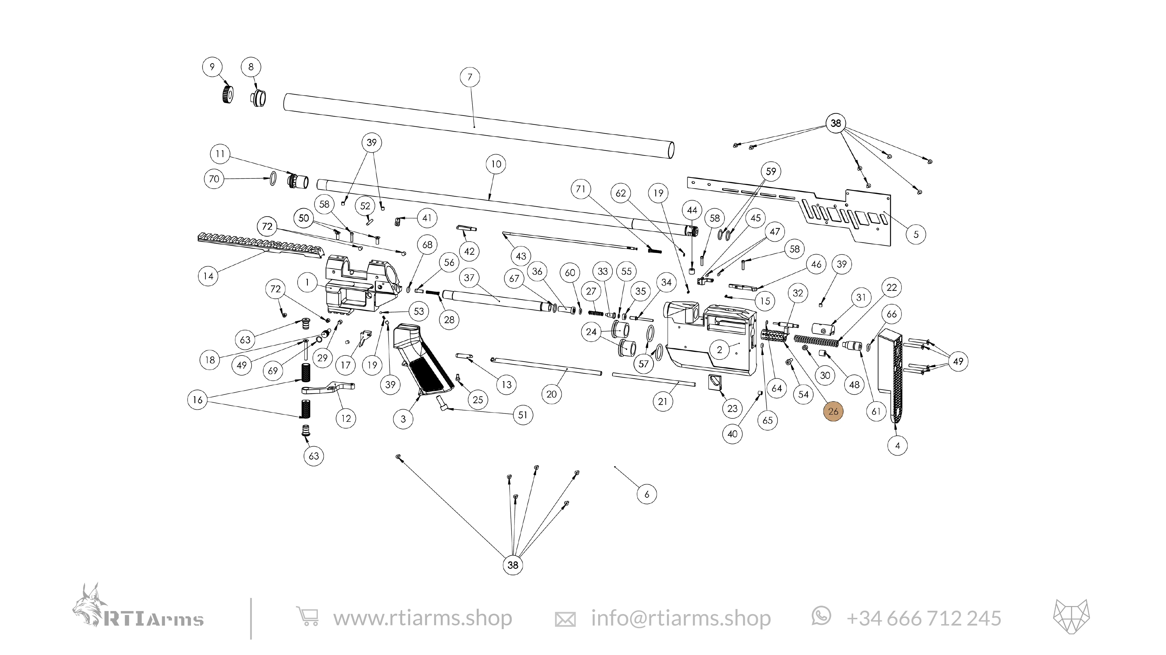 Spare parts RTI Prophet II - Image 27