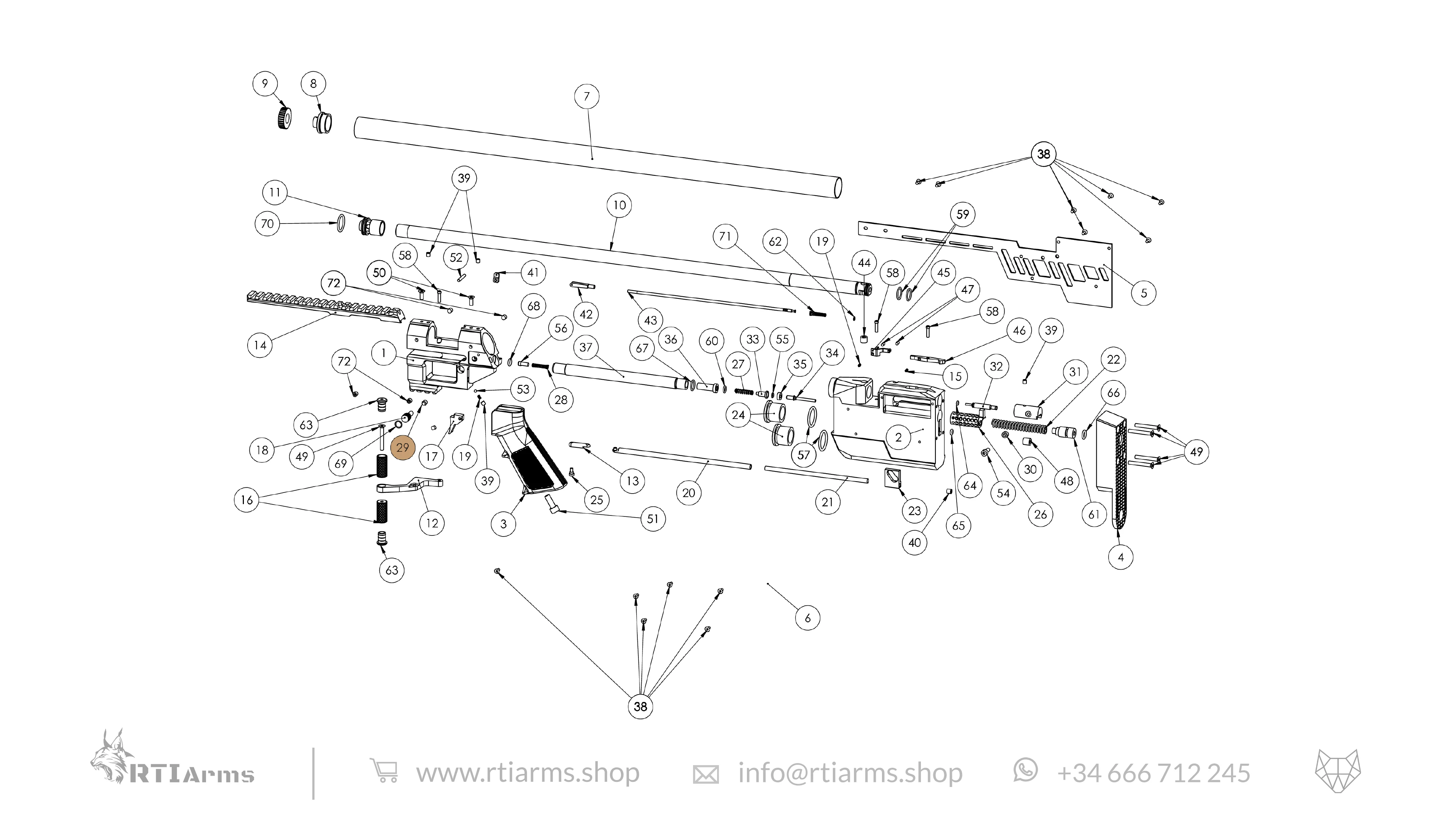 Spare parts RTI Prophet II - Image 30