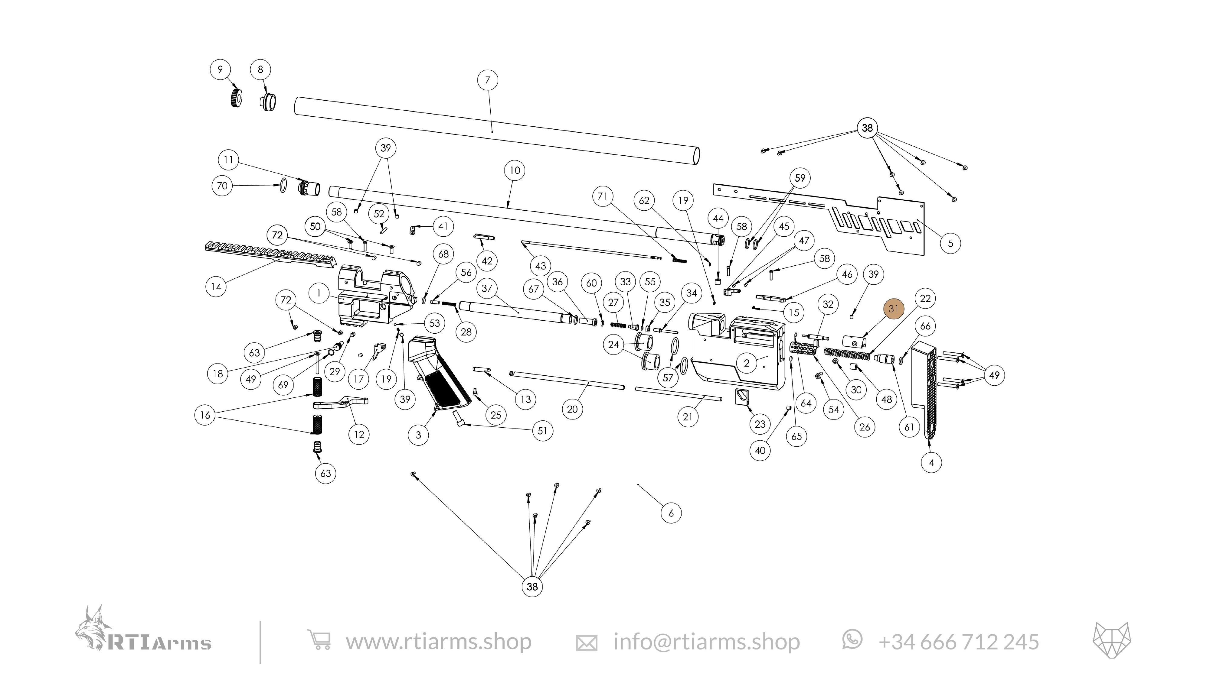 Spare parts RTI Prophet II - Image 32