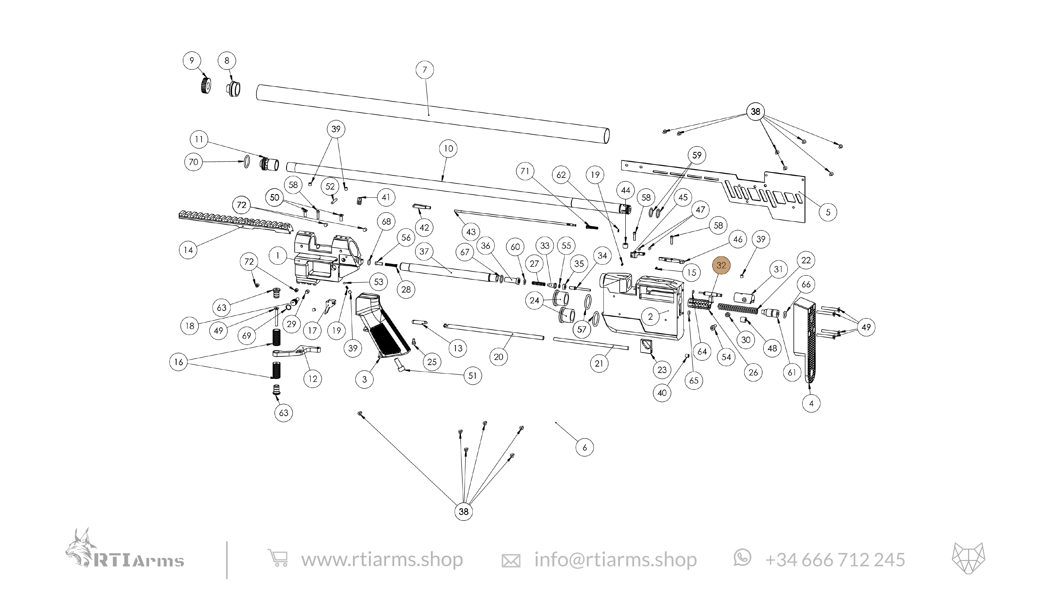 Spare parts RTI Prophet II - Image 33