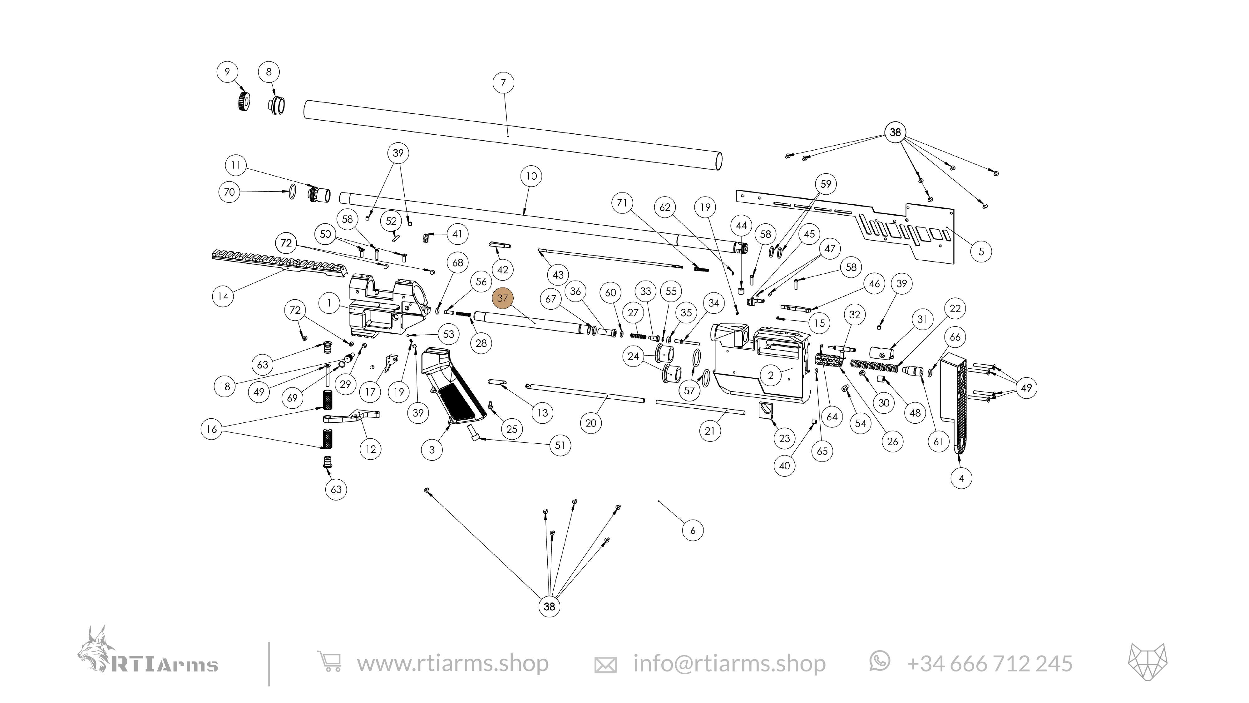 Spare parts RTI Prophet II - Image 35