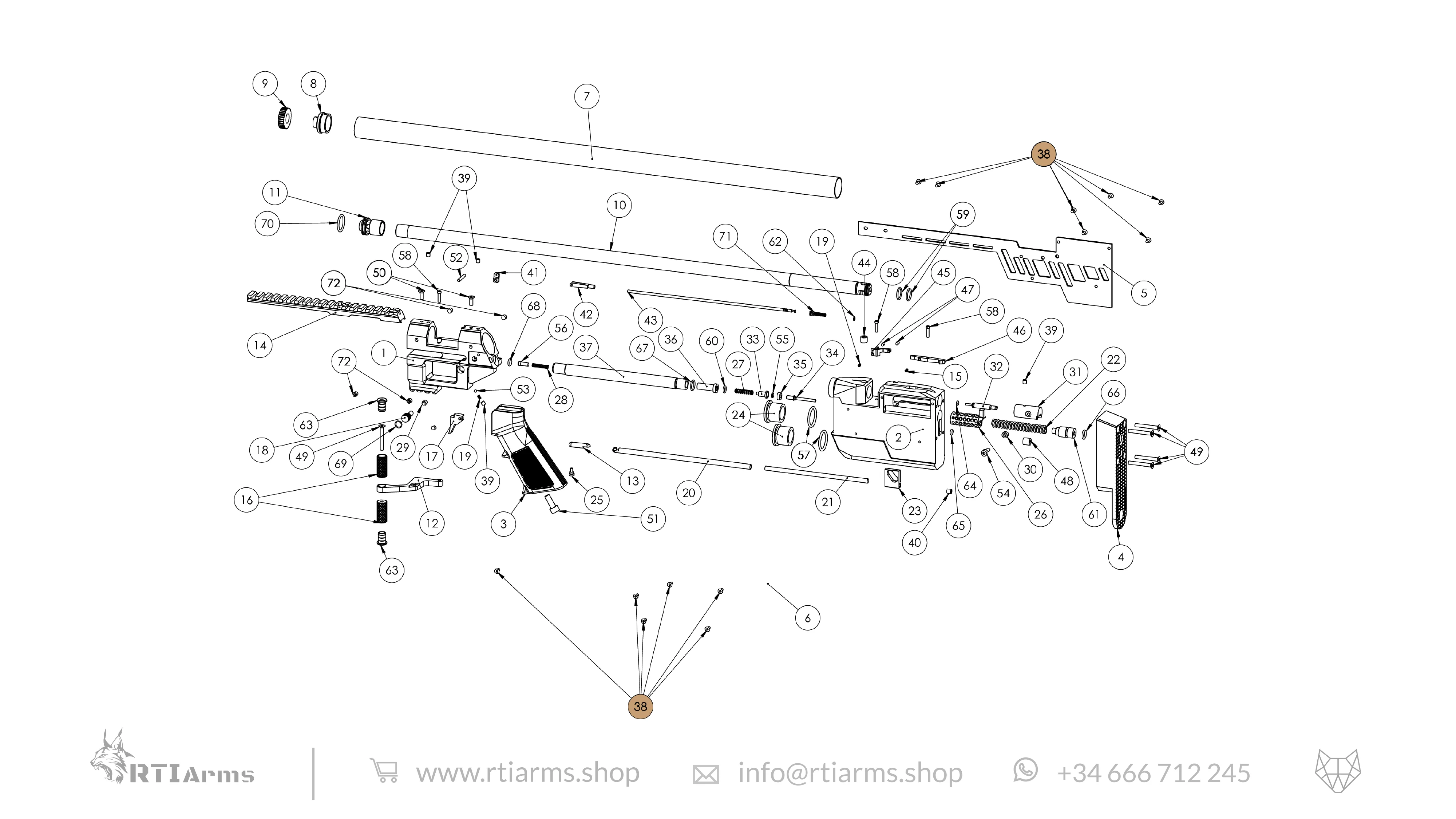 Spare parts RTI Prophet II - Image 36
