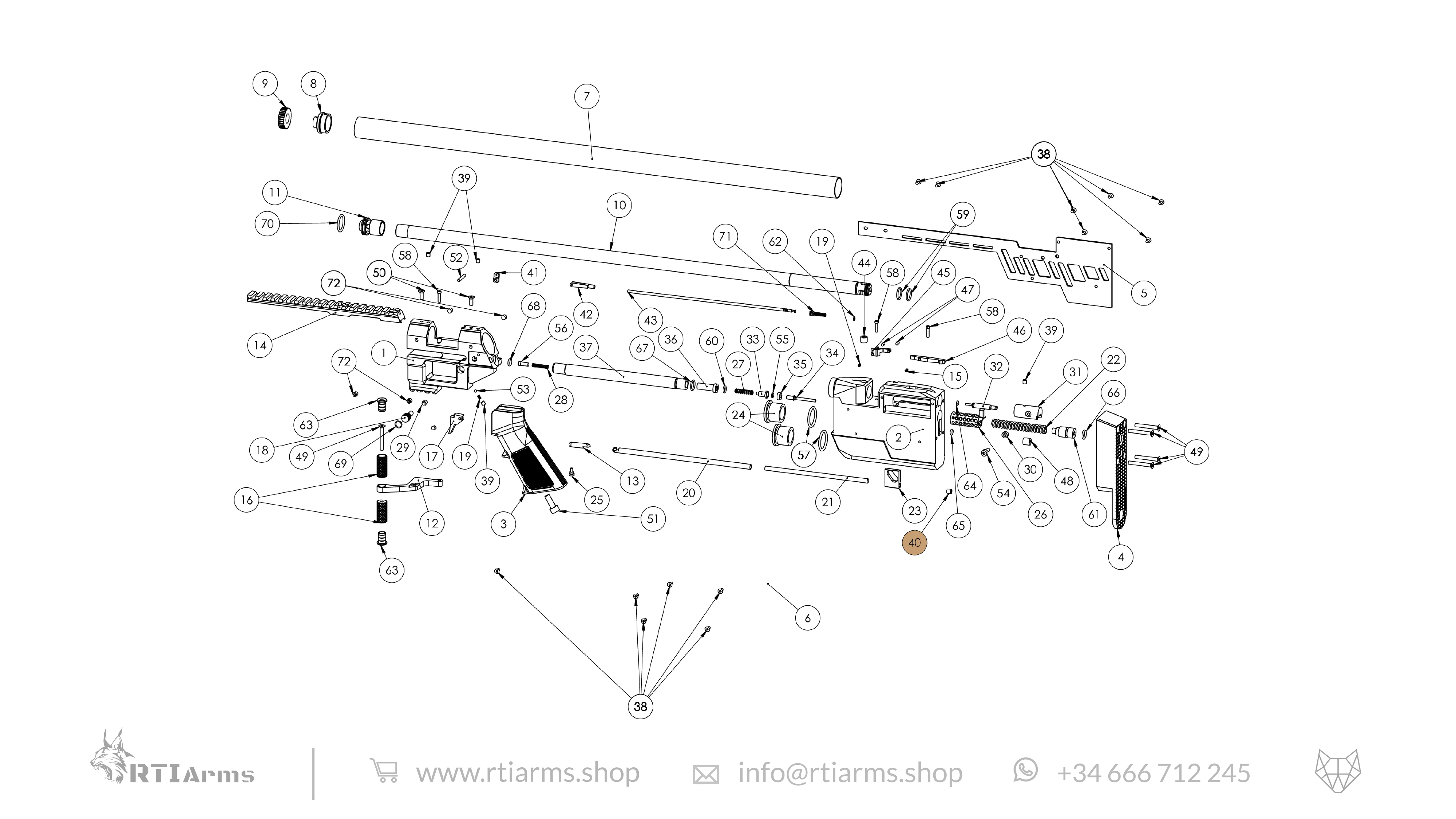 Spare parts RTI Prophet II - Image 38