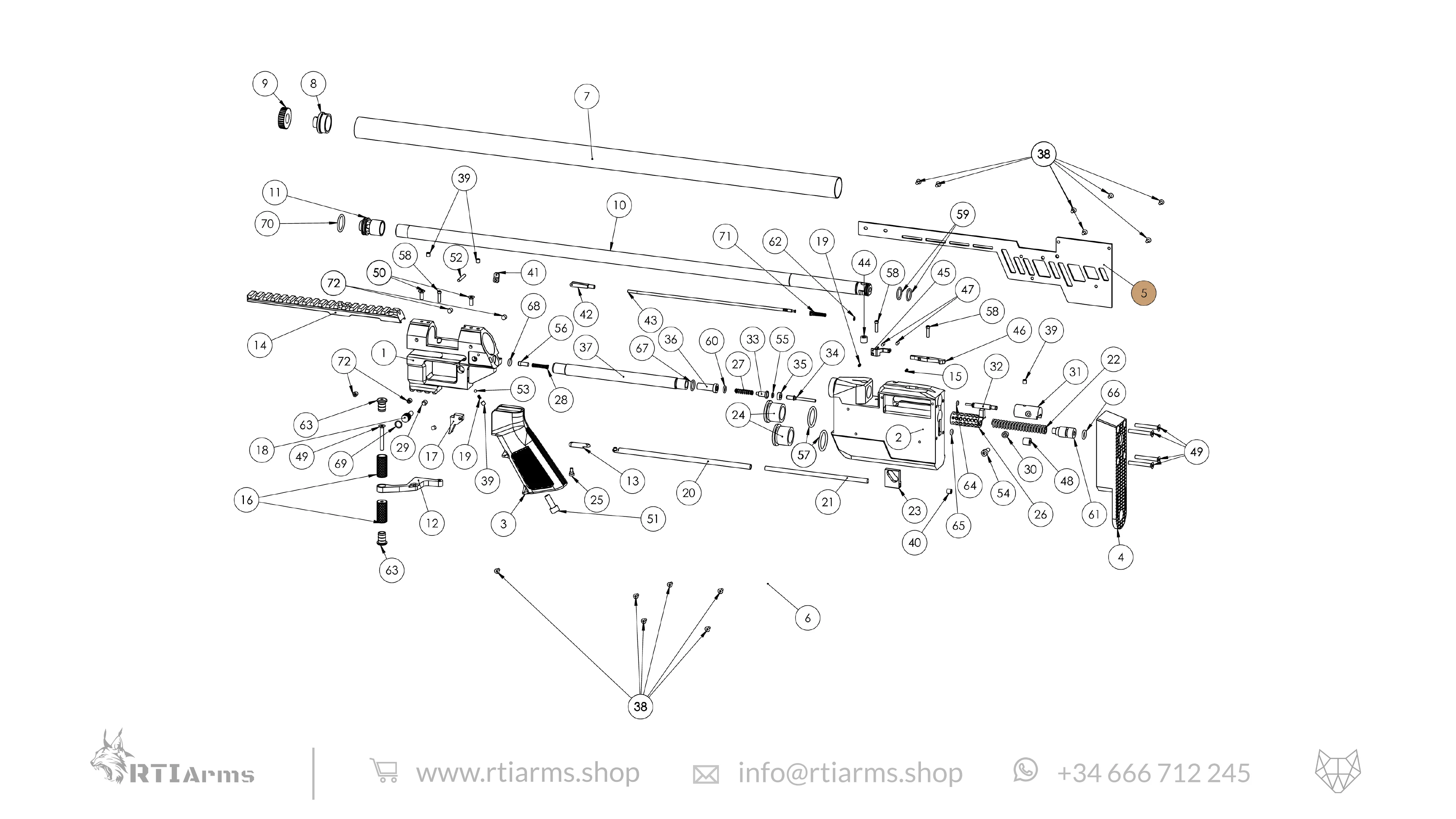 Spare parts RTI Prophet II - Image 6