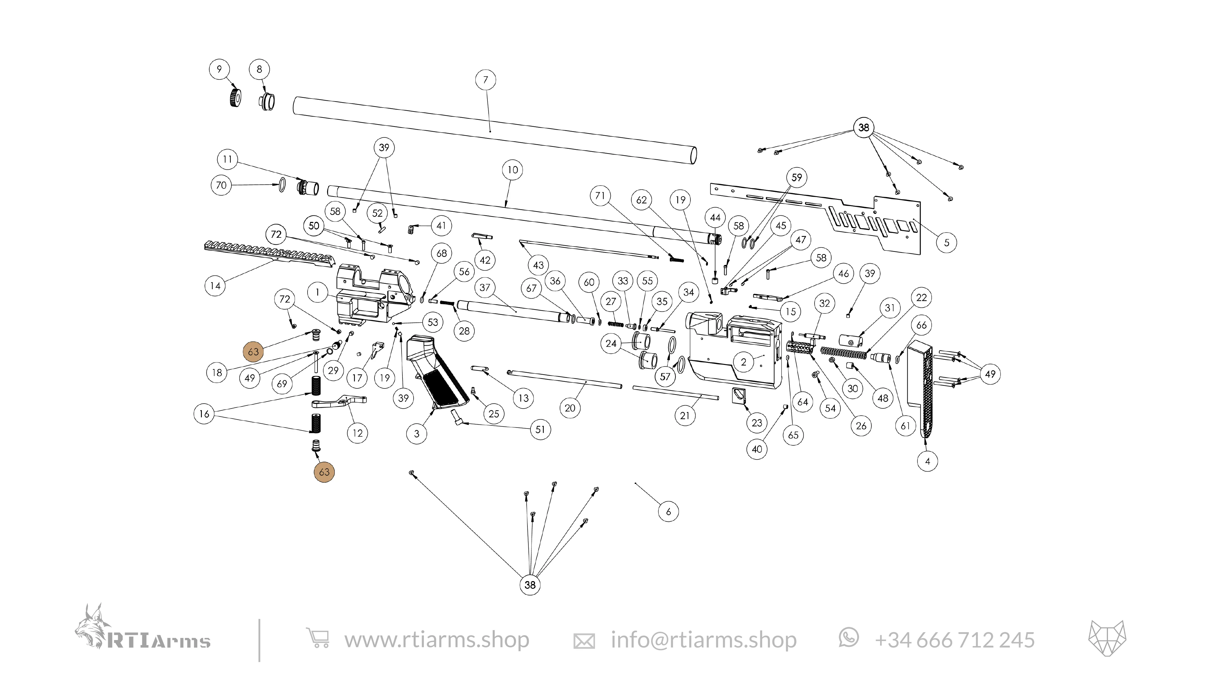 Spare parts RTI Prophet II - Image 60