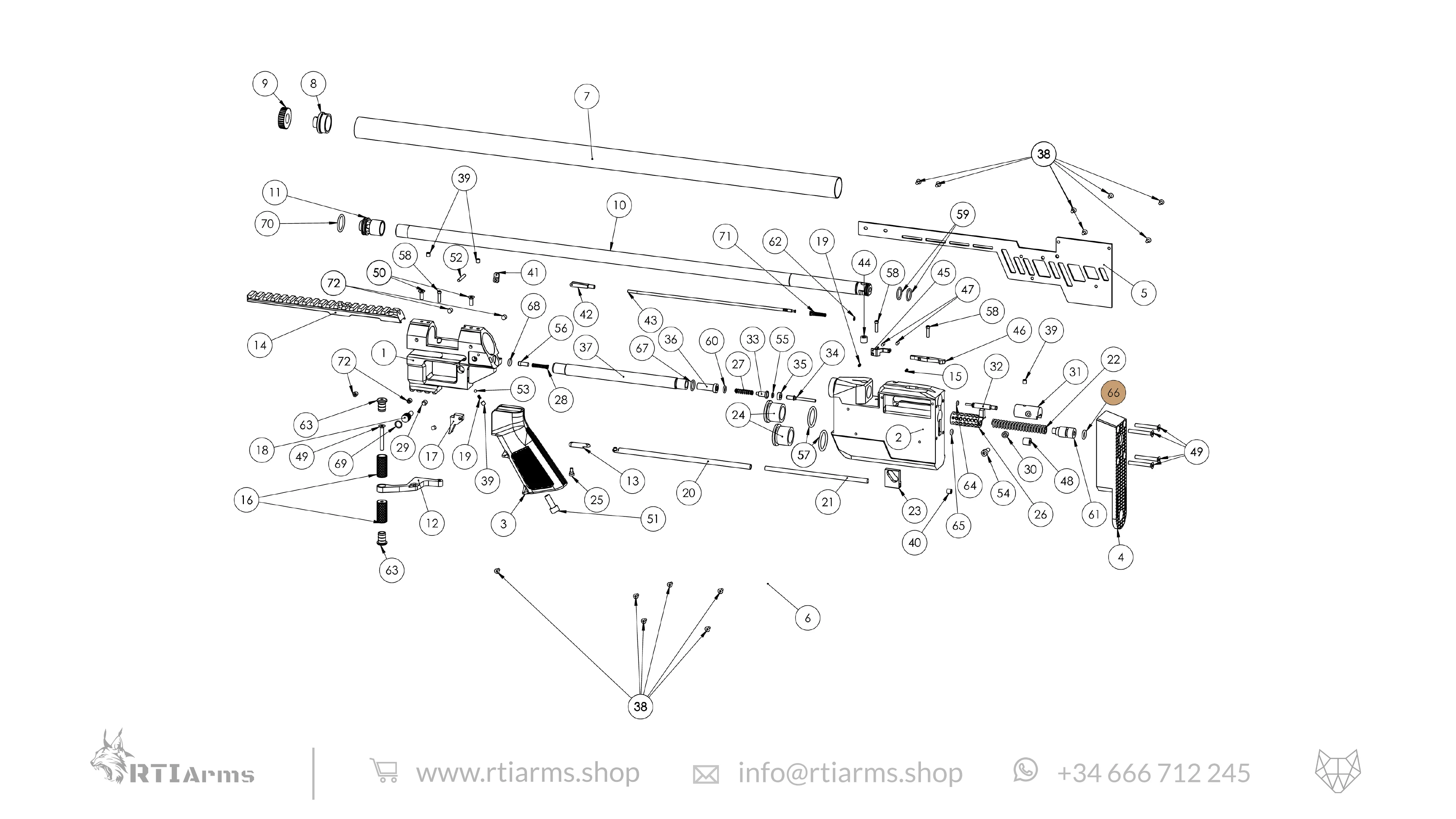 Spare parts RTI Prophet II - Image 63