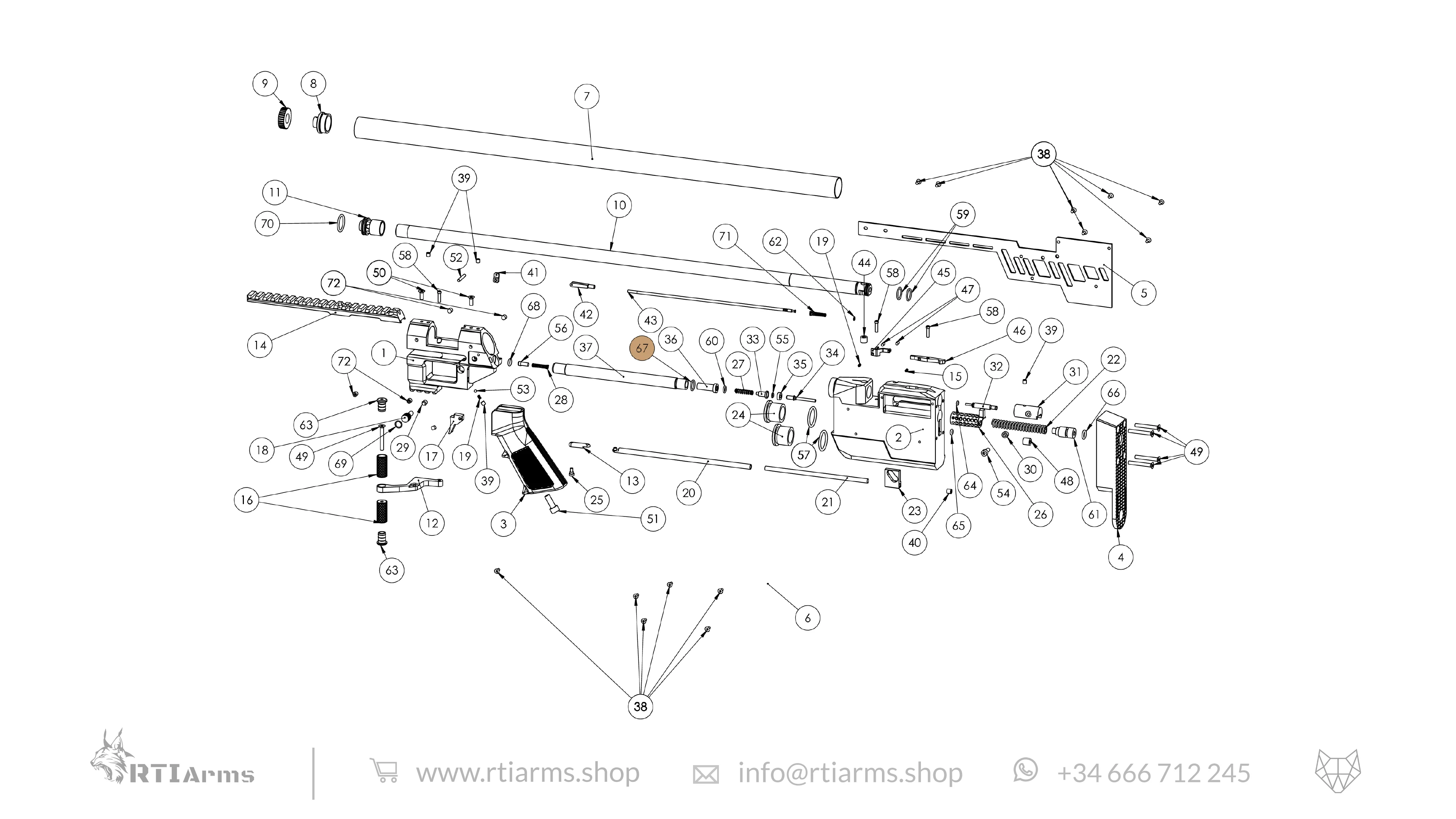 Spare parts RTI Prophet II - Image 64