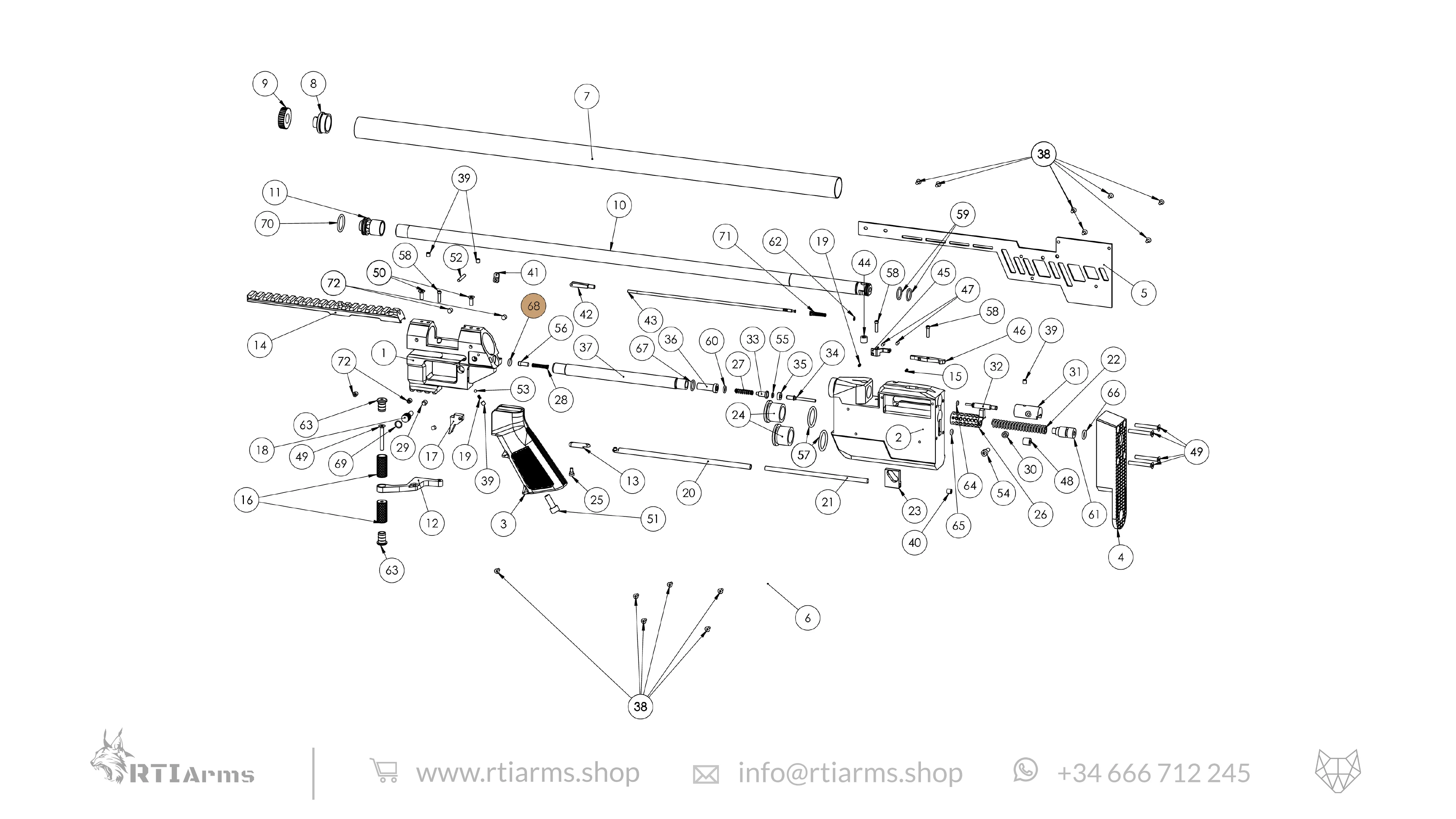 Spare parts RTI Prophet II - Image 65