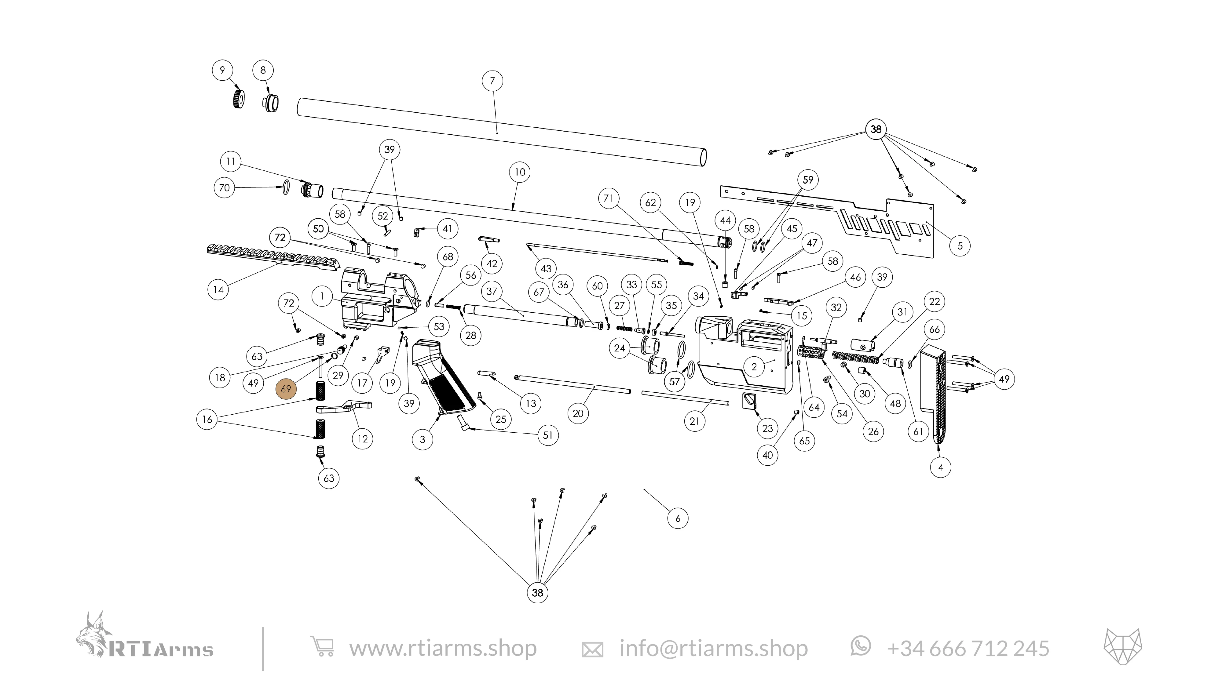 Spare parts RTI Prophet II - Image 66